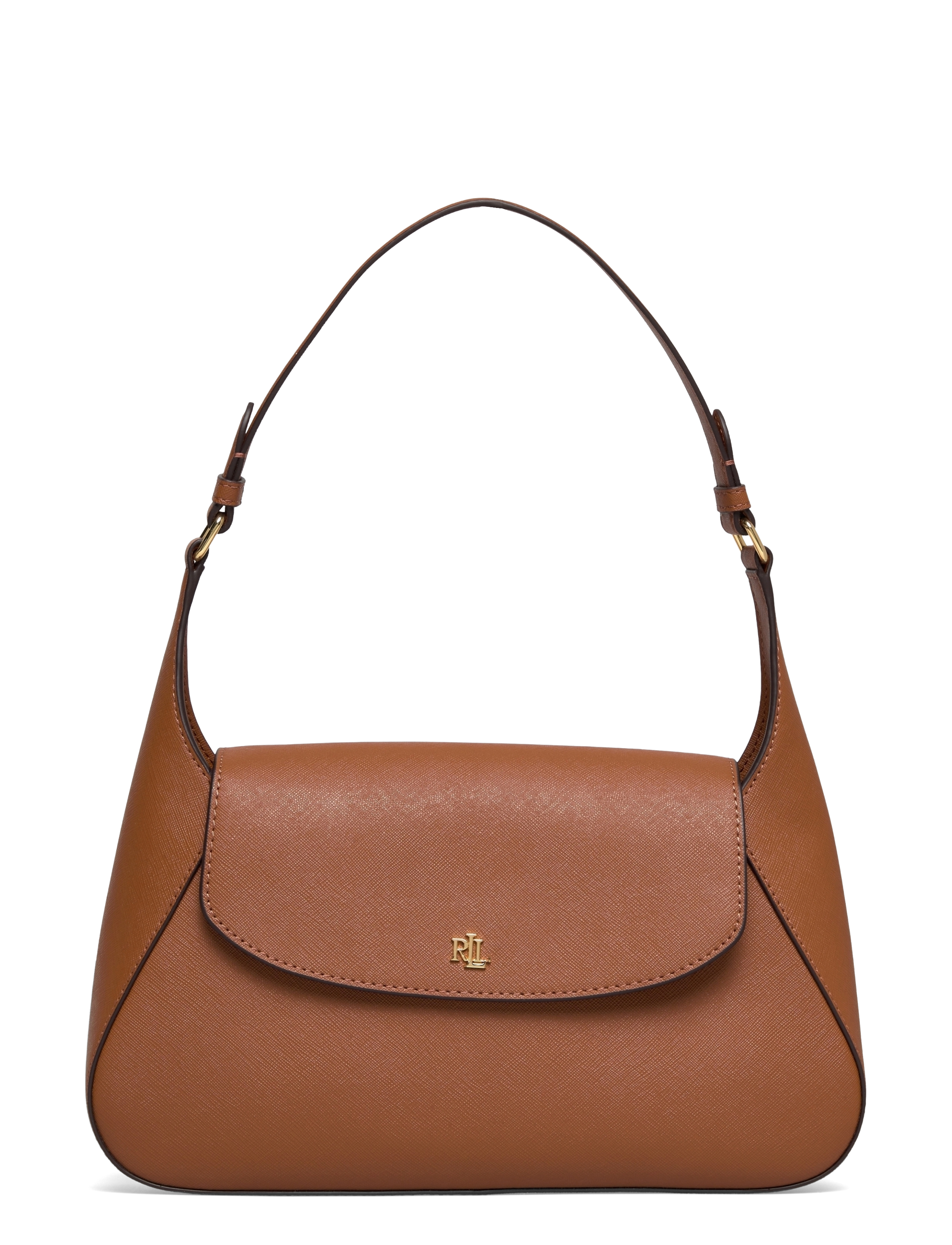 Lauren Ralph Lauren Crosshatch Medium Schylar Shoulder Bag, One Size, Brown, Tasker > Små Skuldertasker-Crossbody-Tasker, Dame