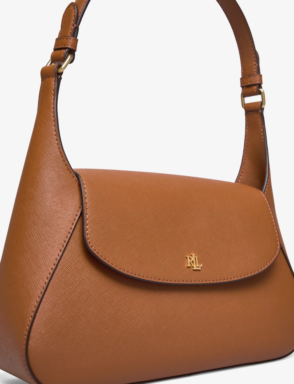 Lauren Ralph Lauren - Crosshatch Medium Schylar Shoulder Bag - top handle tasker - lauren tan - 3