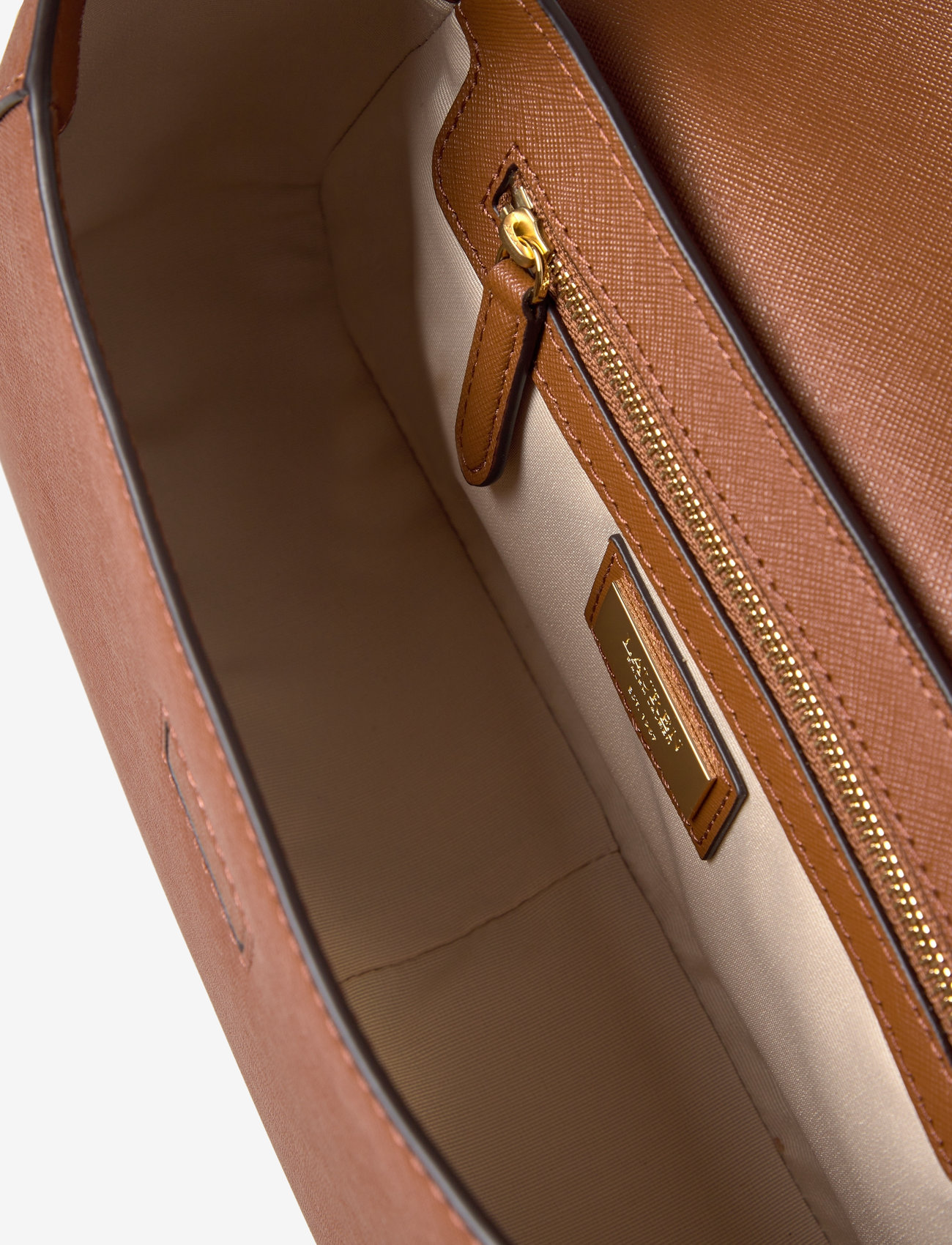 Lauren Ralph Lauren - Crosshatch Medium Schylar Shoulder Bag - særlige begivenheder - lauren tan - 4