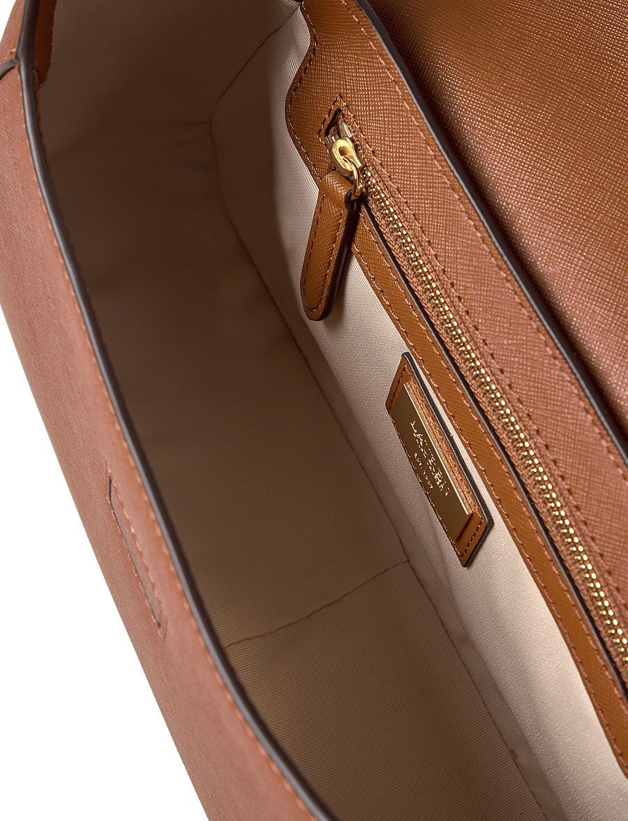 Lauren Ralph Lauren - Crosshatch Medium Schylar Shoulder Bag - sacs à main - lauren tan - 4