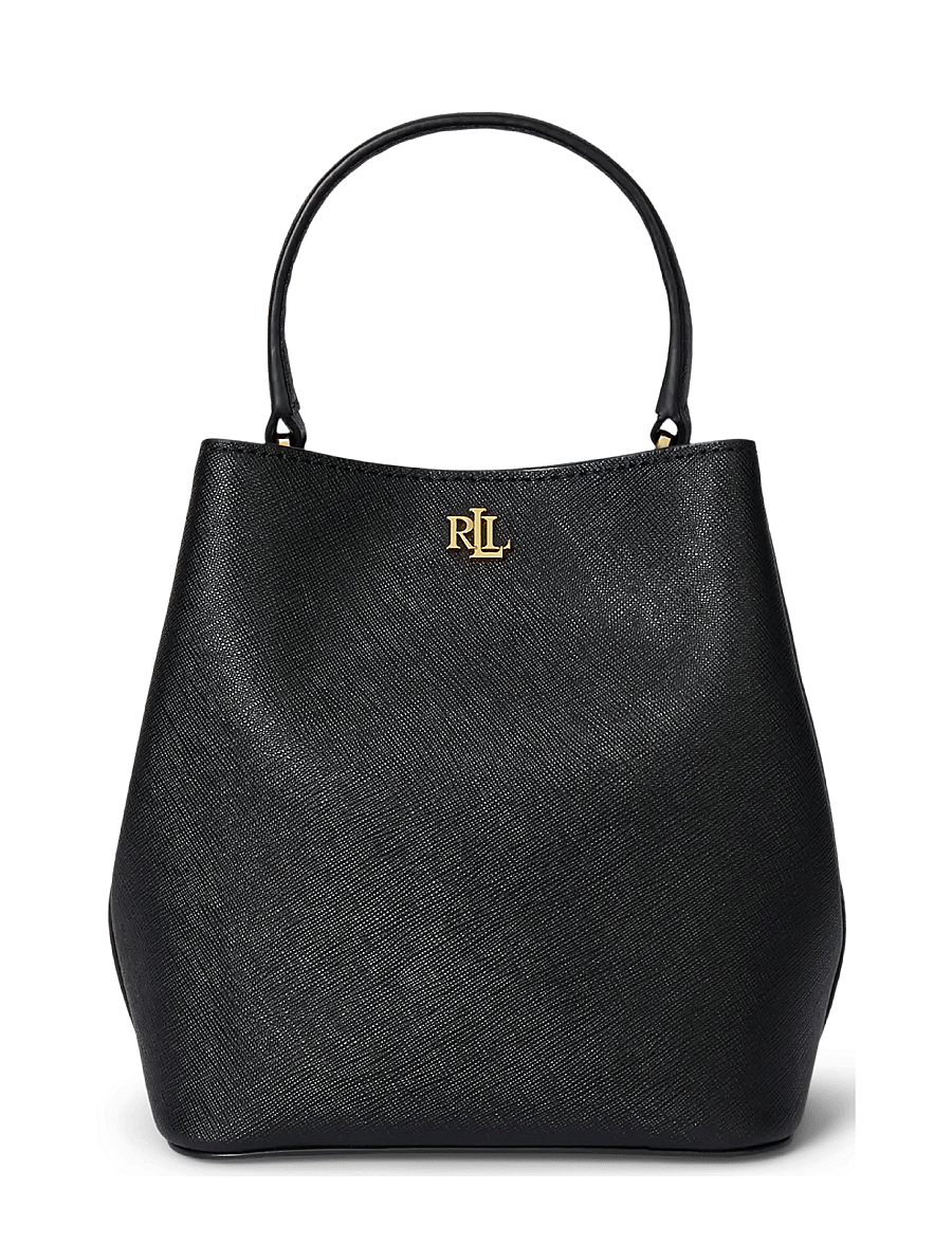 Lauren Ralph Lauren - Crosshatch Small Reese Bucket Bag - populaarsed kotid - black - 1