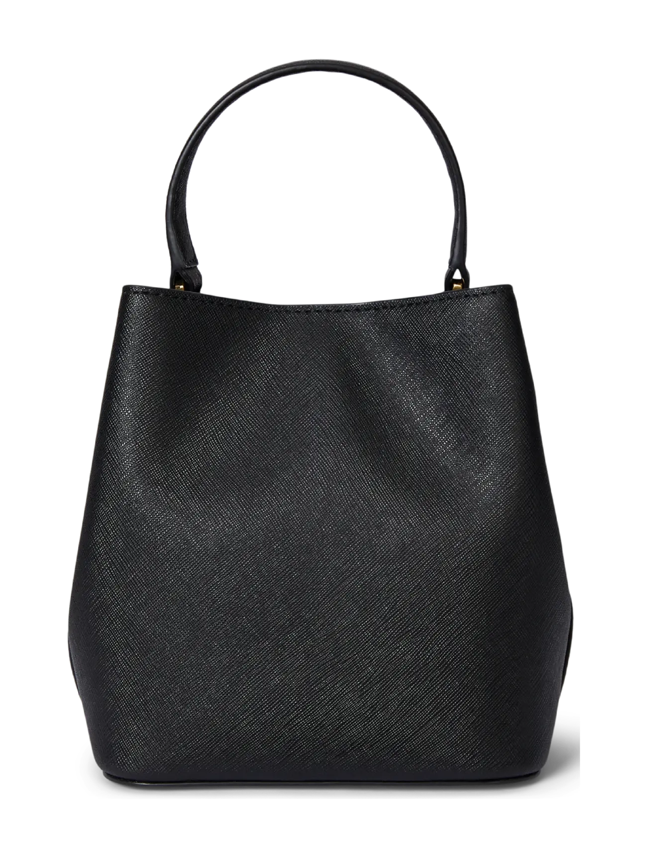 Lauren Ralph Lauren - Crosshatch Small Reese Bucket Bag - aksessuaarid - black - 1