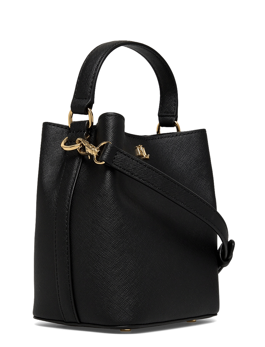 Lauren Ralph Lauren - Crosshatch Small Reese Bucket Bag - umhängetaschen - black - 2