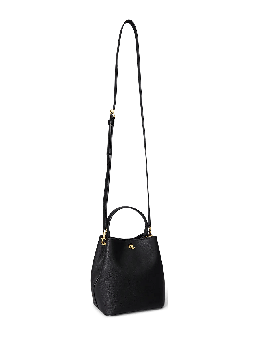 Lauren Ralph Lauren - Crosshatch Small Reese Bucket Bag - populaarsed kotid - black - 3