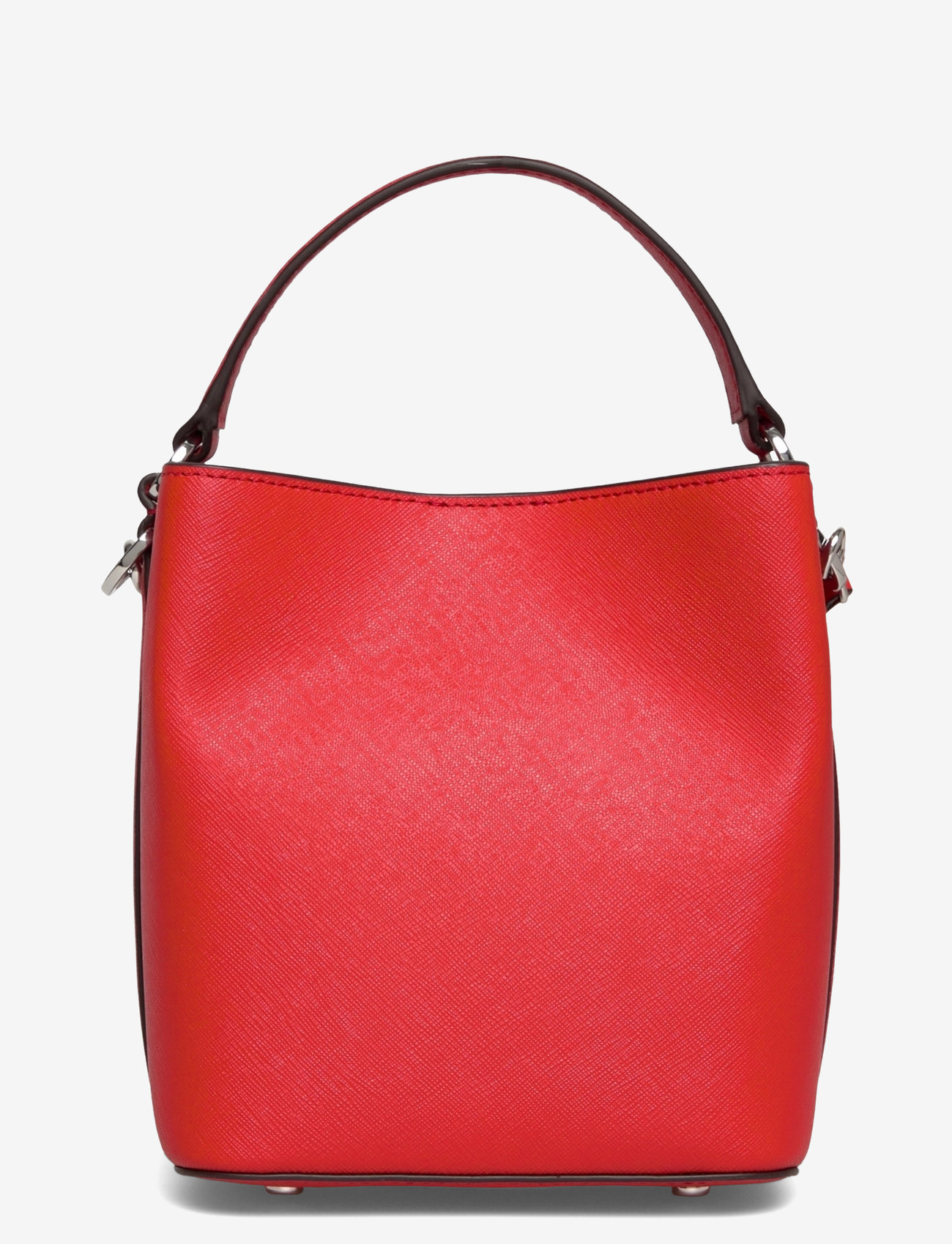 Lauren Ralph Lauren - Crosshatch Small Reese Bucket Bag - speciella tillfällen - bright vermillion - 1
