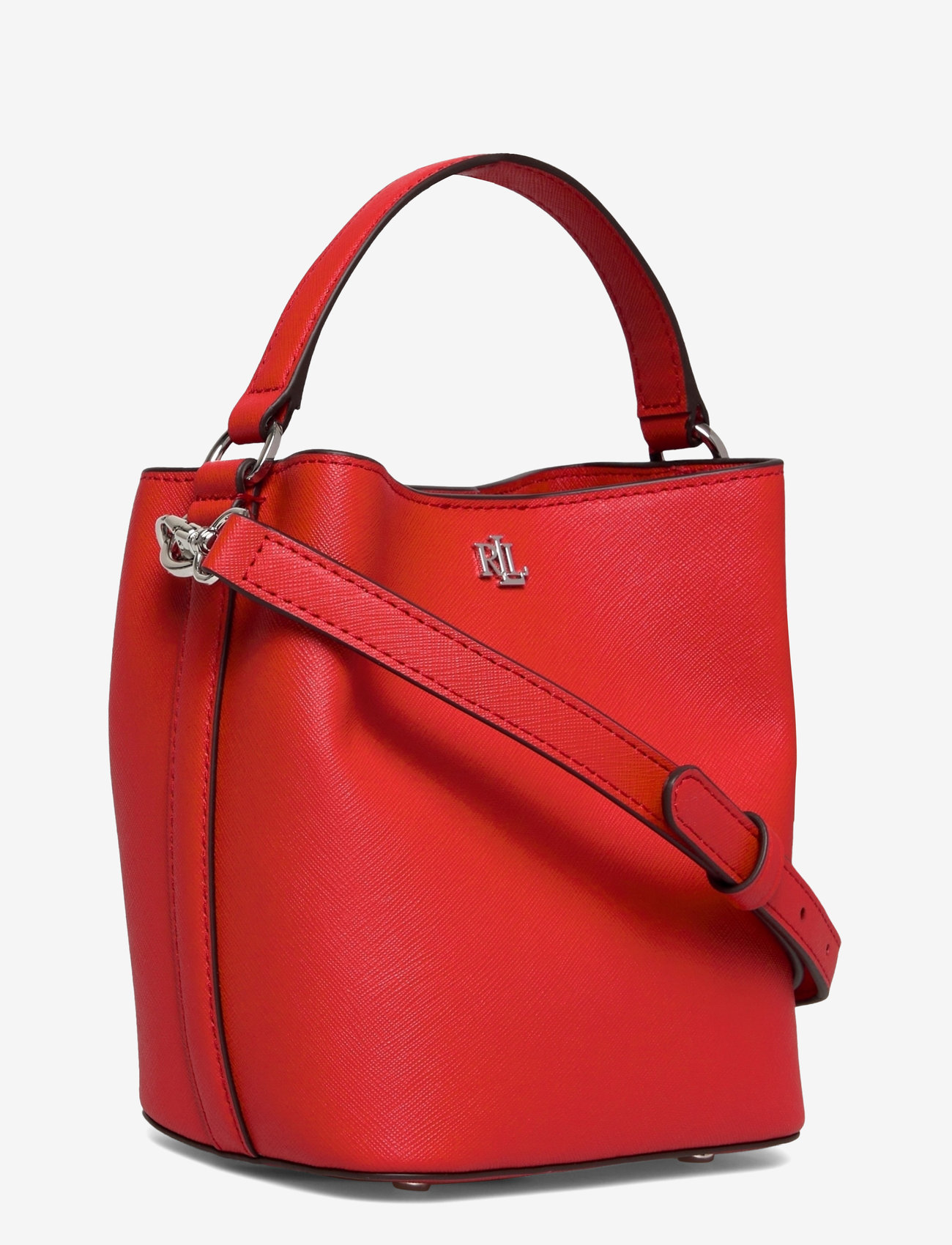 Lauren Ralph Lauren - Crosshatch Small Reese Bucket Bag - speciella tillfällen - bright vermillion - 2