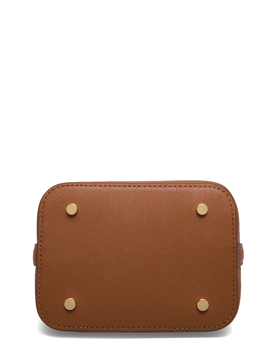 Lauren Ralph Lauren - Crosshatch Small Reese Bucket Bag - crossbody somas - lauren tan - 3