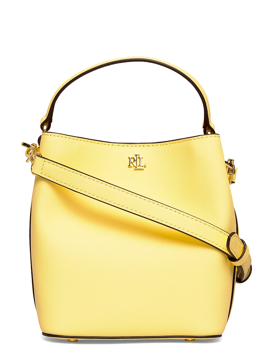 Lauren Ralph Lauren - CROSSHATCH LEATHER-REESE SM BKT-BUB-SMA - crossbody kotid - lemon sorbet - 0
