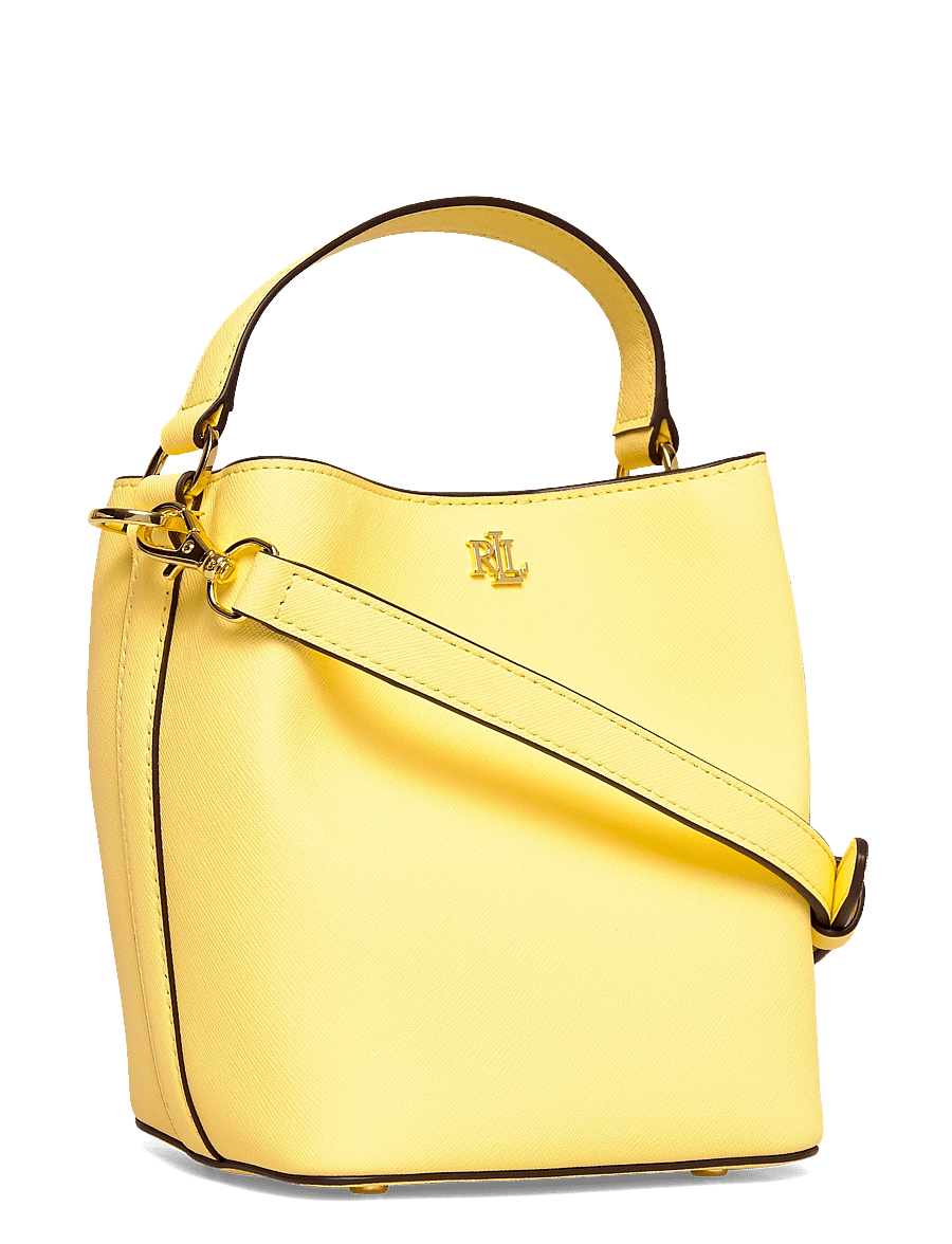 Lauren Ralph Lauren - CROSSHATCH LEATHER-REESE SM BKT-BUB-SMA - crossbody kotid - lemon sorbet - 2