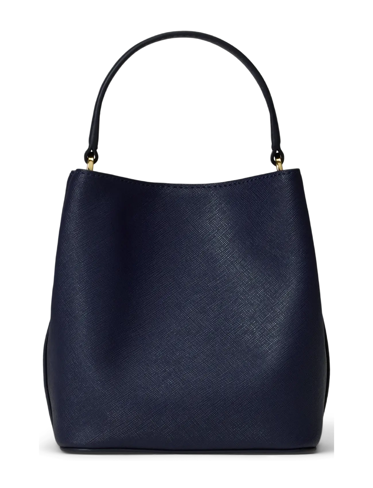 Lauren Ralph Lauren - Crosshatch Small Reese Bucket Bag - crossbody bags - refined navy - 2