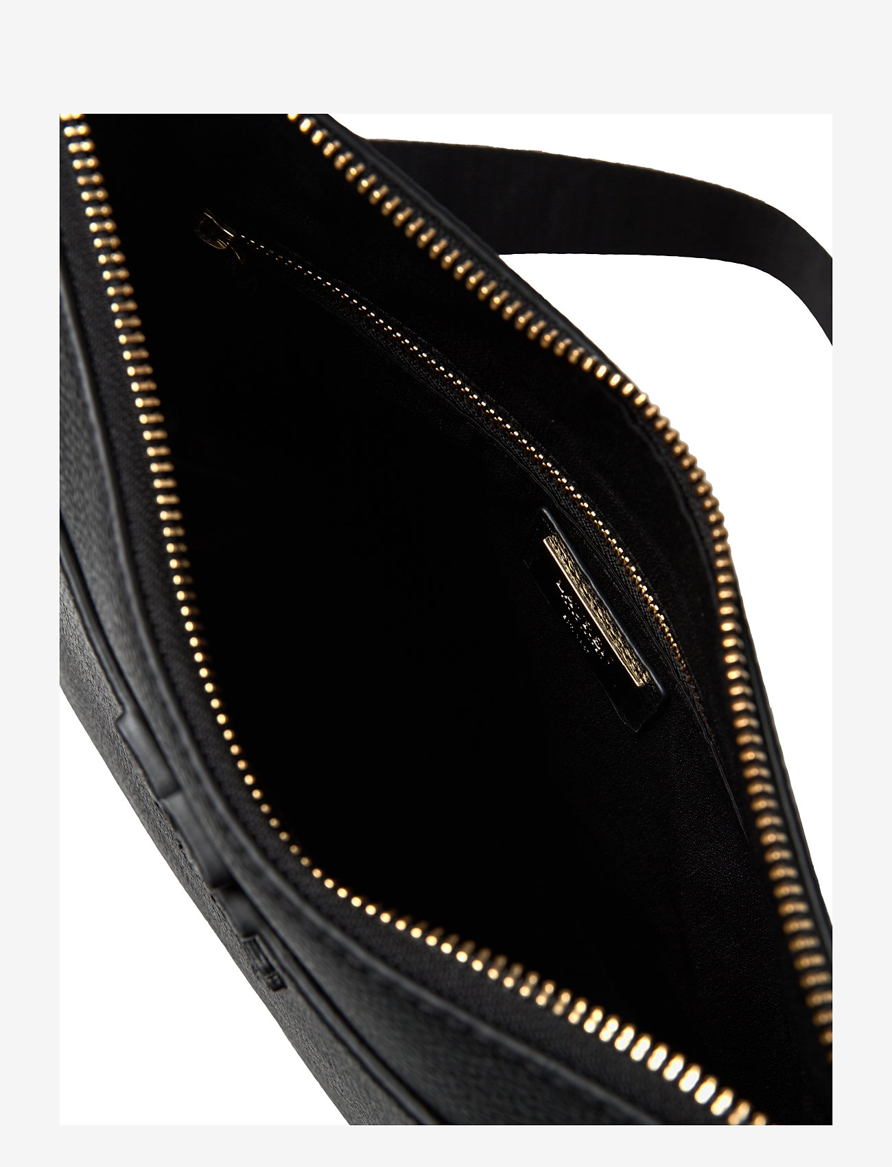 Lauren Ralph Lauren - Pebbled Leather Large Cameryn Crossbody - crossbody bags - black - 4