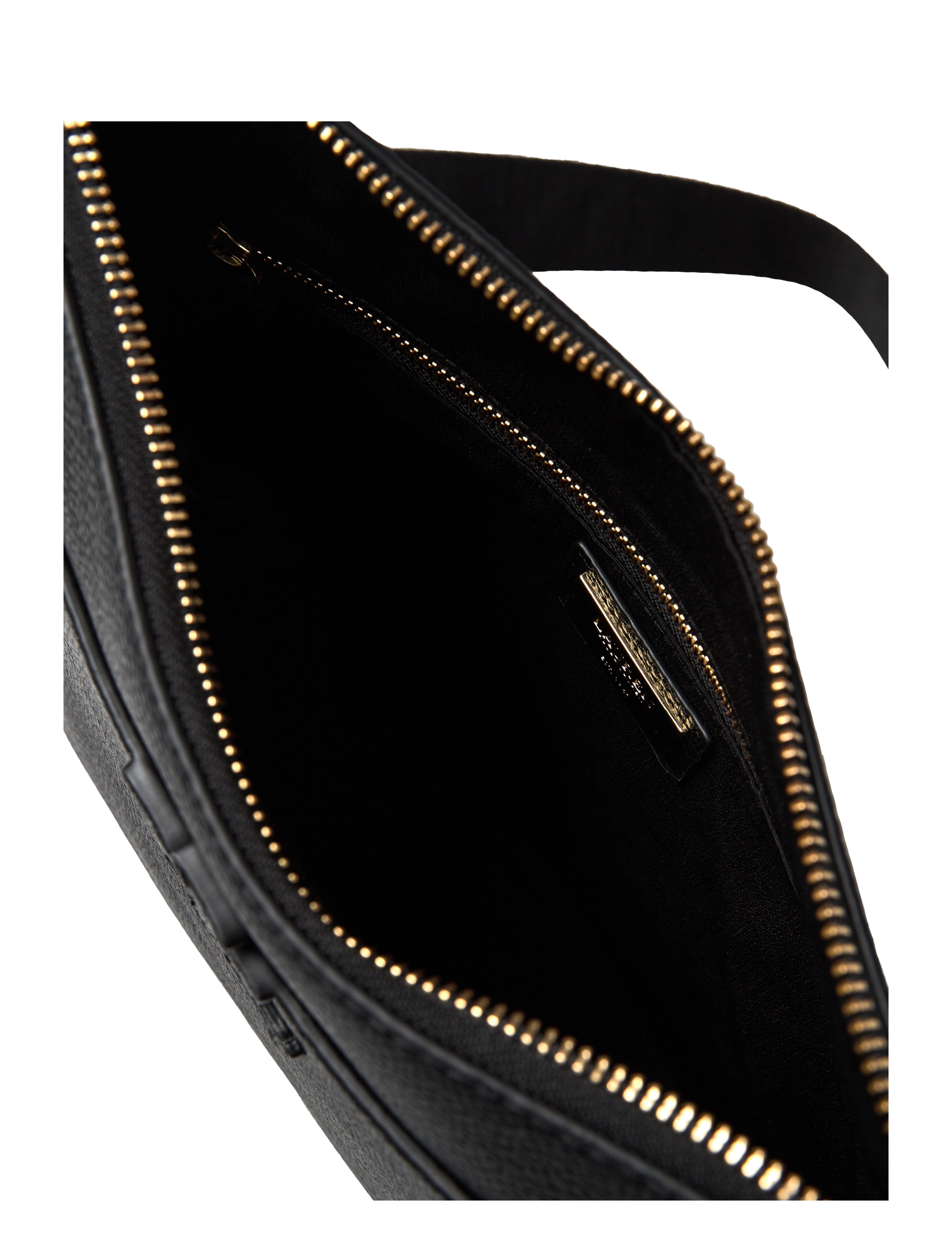 Lauren Ralph Lauren - Pebbled Leather Large Cameryn Crossbody - crossbody kotid - black - 4