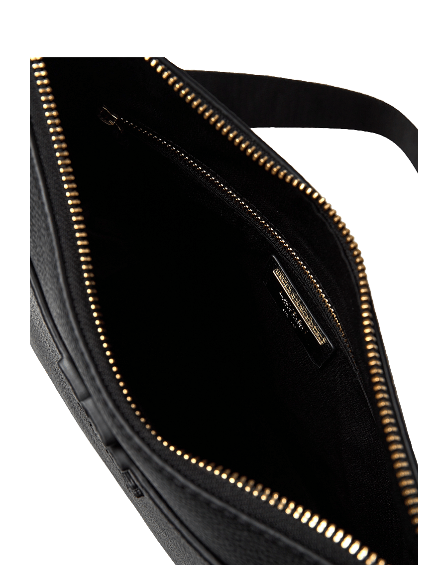Lauren Ralph Lauren - Pebbled Leather Large Cameryn Crossbody - crossbody kotid - black - 4
