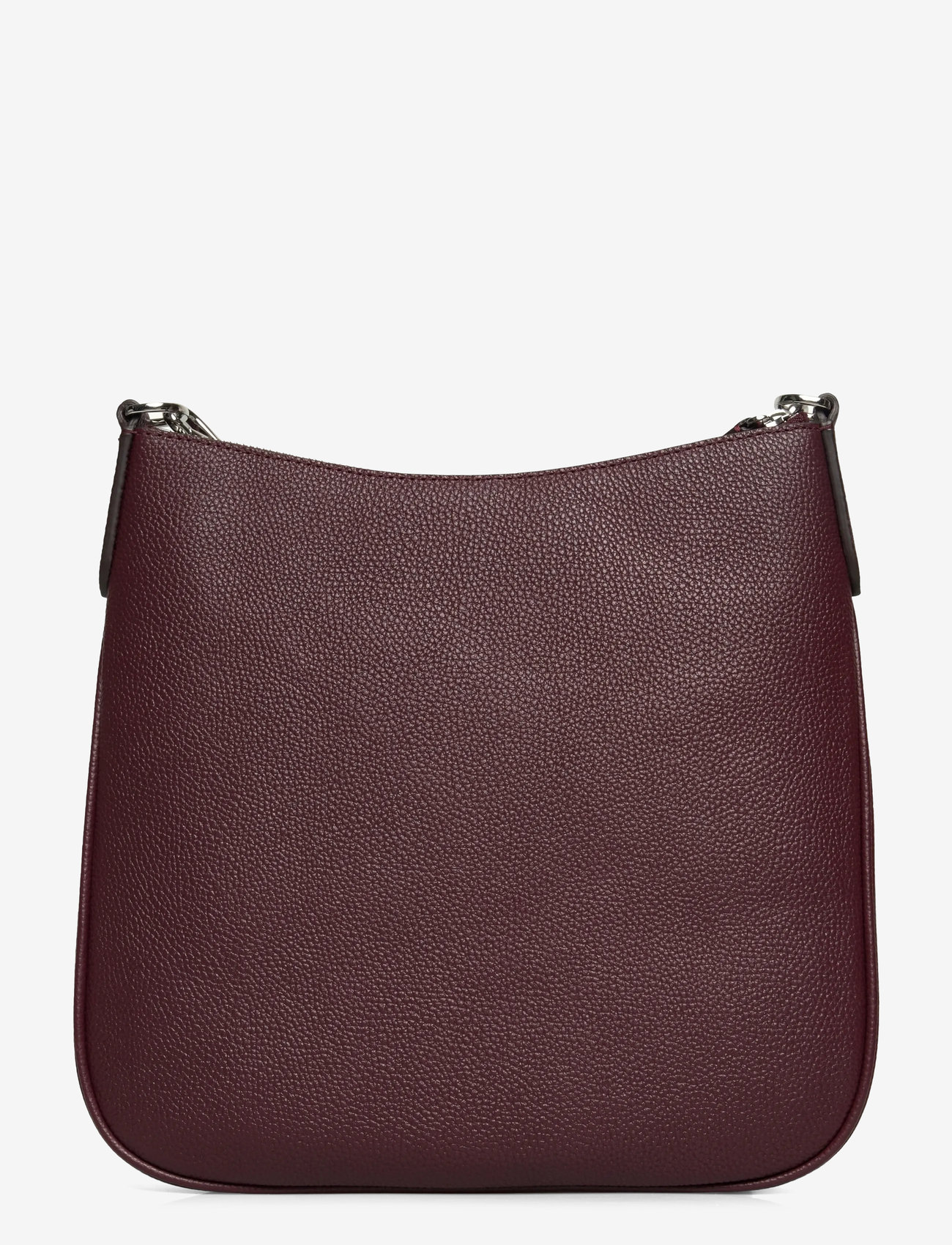 Lauren Ralph Lauren - Pebbled Leather Large Cameryn Crossbody - crossbody bags - dark garnet - 1