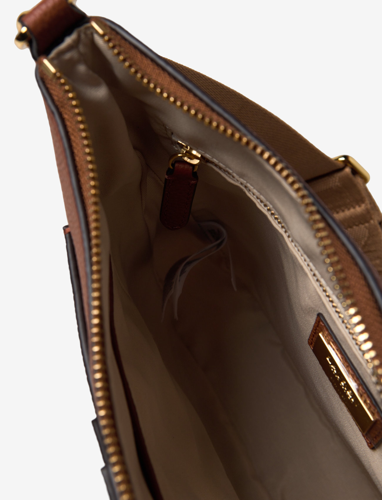 Lauren Ralph Lauren - PEBBLED LTHR/WEB-CAMERYN 27-CXB-LRG - umhängetaschen - lauren tan - 4