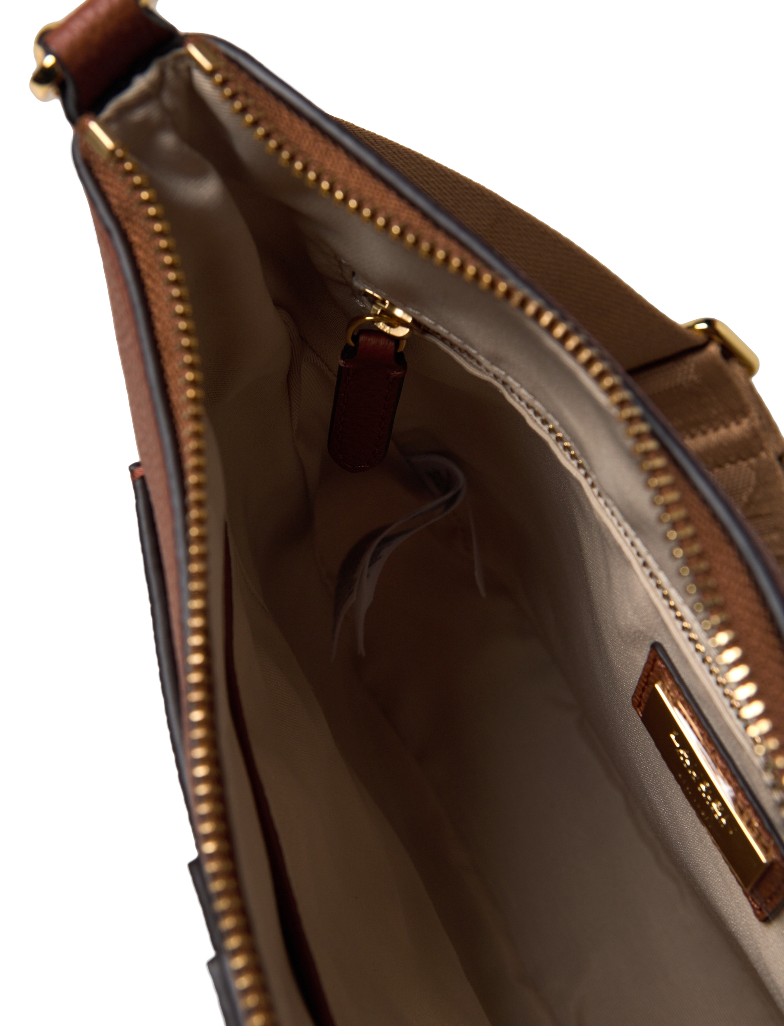 Lauren Ralph Lauren - Pebbled Leather Large Cameryn Crossbody - crossbody bags - lauren tan - 4
