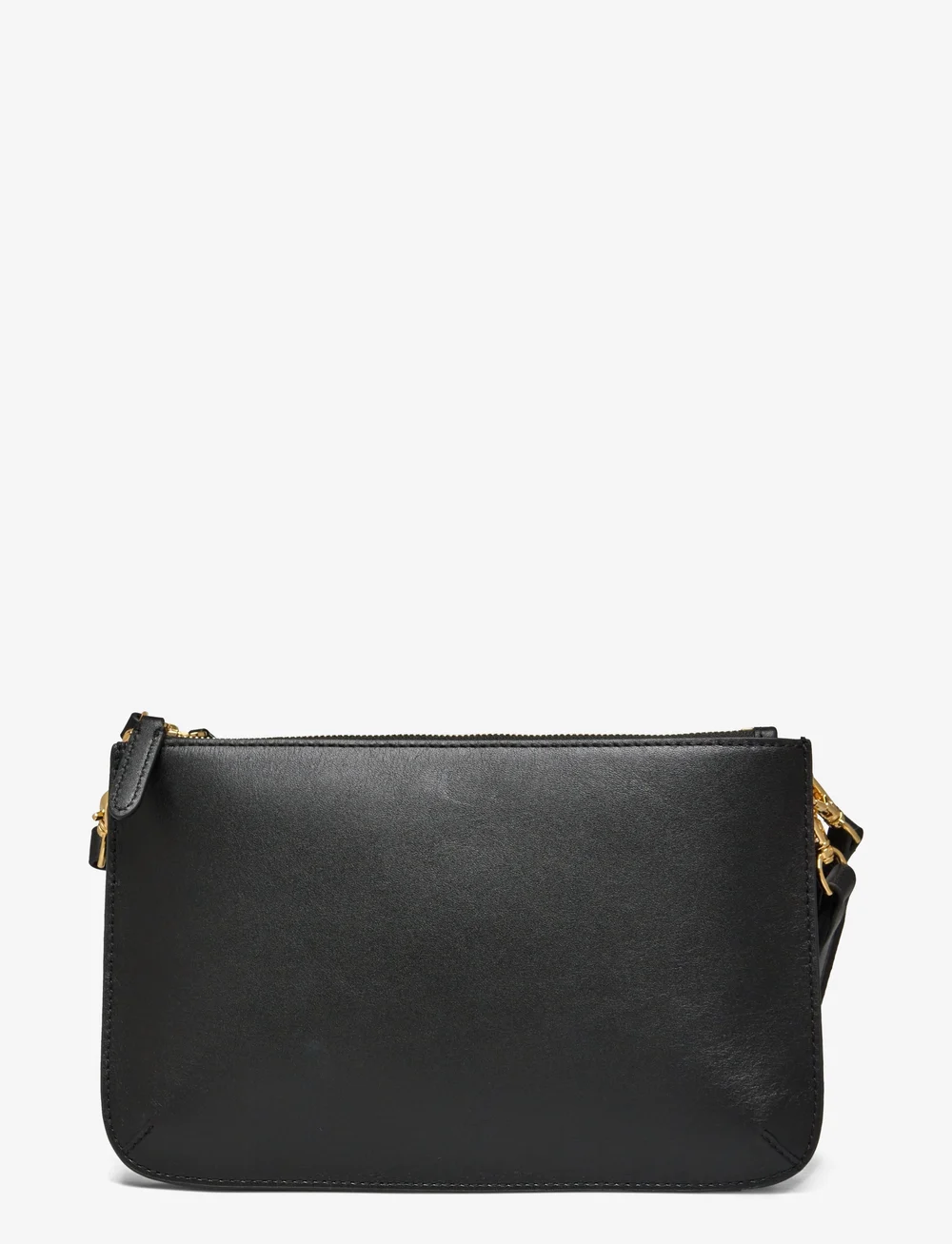 Lauren Ralph Lauren - Leather Medium Landyn Crossbody Bag - crossbody tassen - black - 1