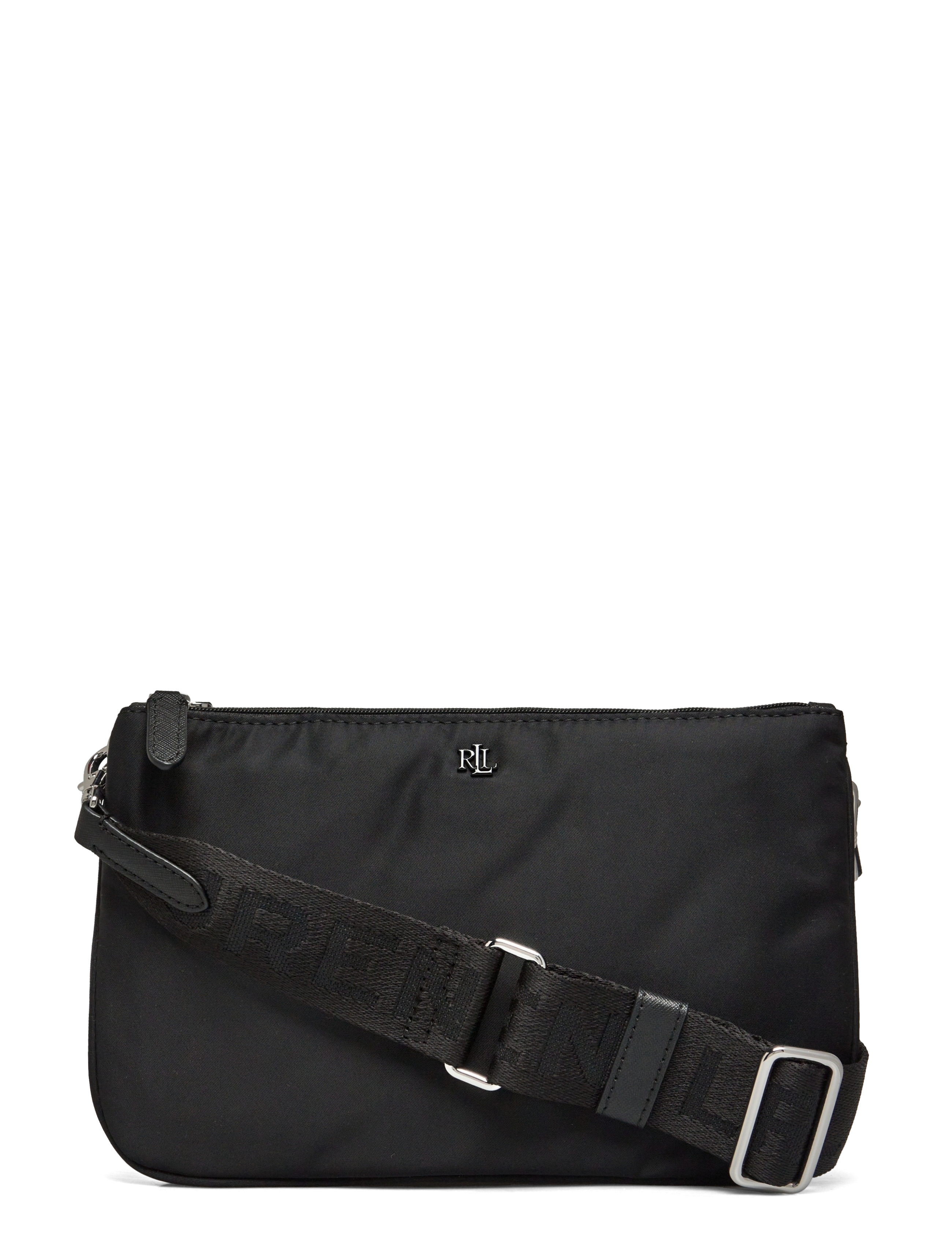 Lauren Ralph Lauren Nylon Medium Landyn Crossbody Bag - Väskor - BLACK/BLACK / black