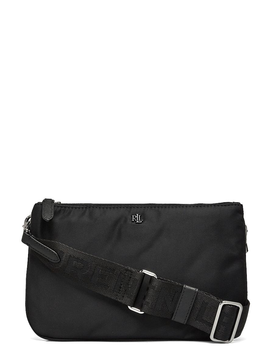 Lauren Ralph Lauren - Nylon Medium Landyn Crossbody Bag - torebki crossbody - black/black - 0
