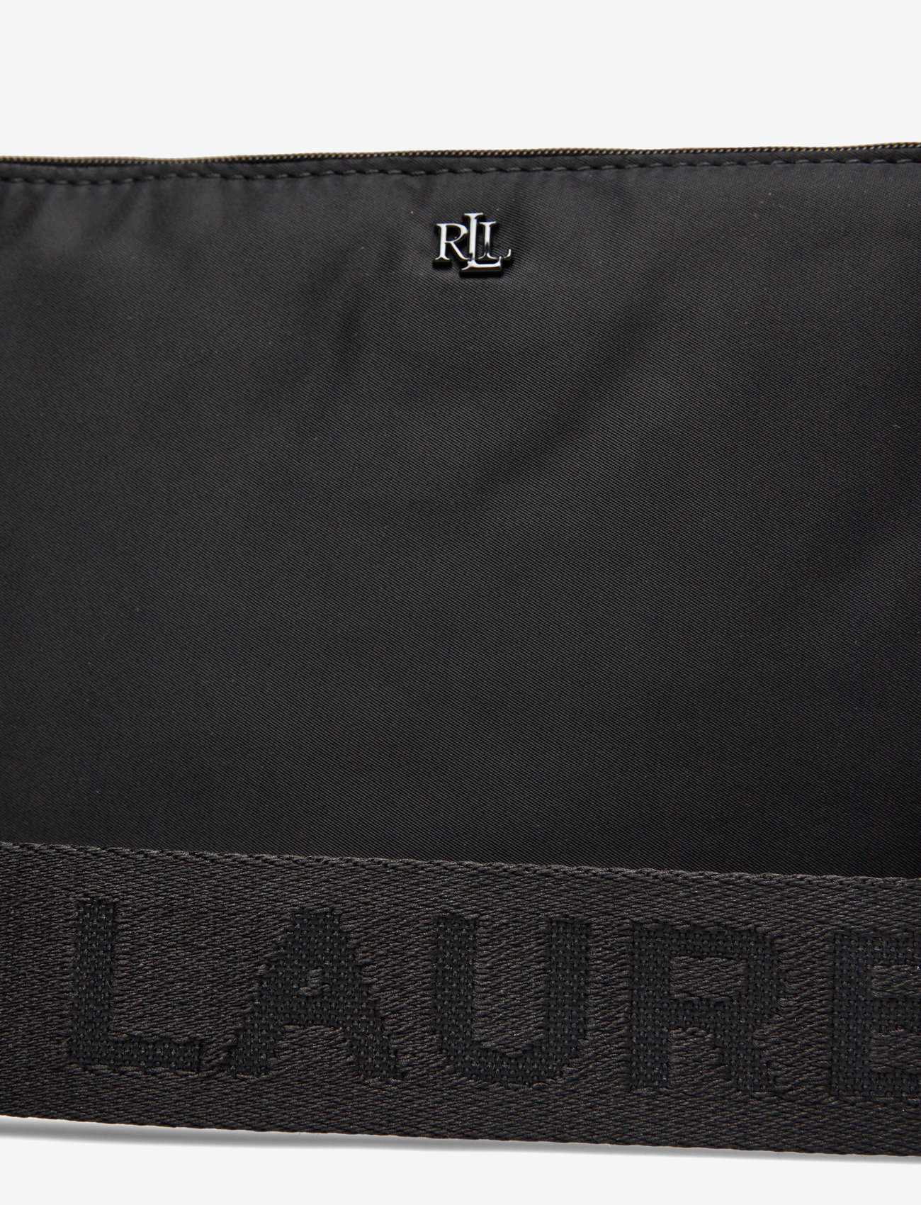 Lauren Ralph Lauren - Nylon Medium Landyn Crossbody Bag - crossbody bags - black/black - 3
