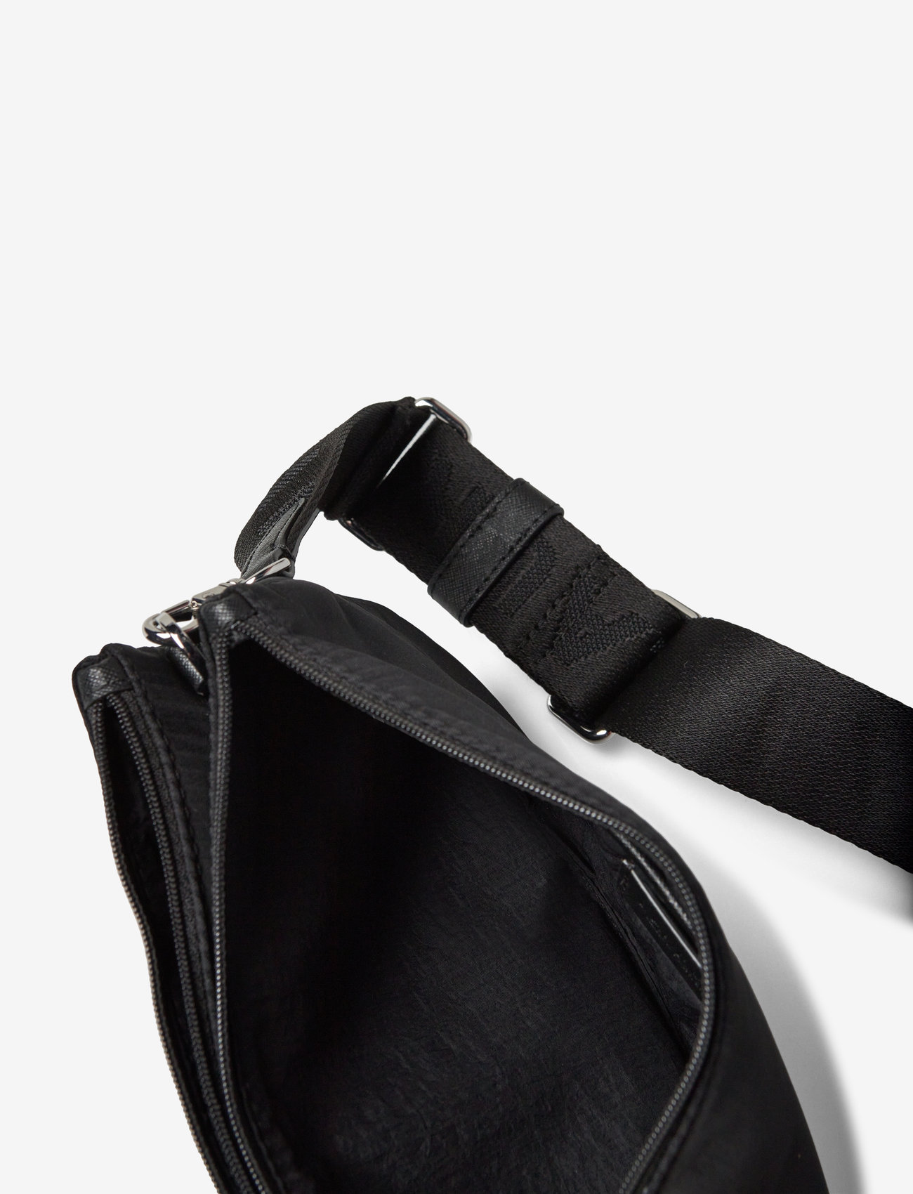Lauren Ralph Lauren - Nylon Medium Landyn Crossbody Bag - crossbody bags - black/black - 4
