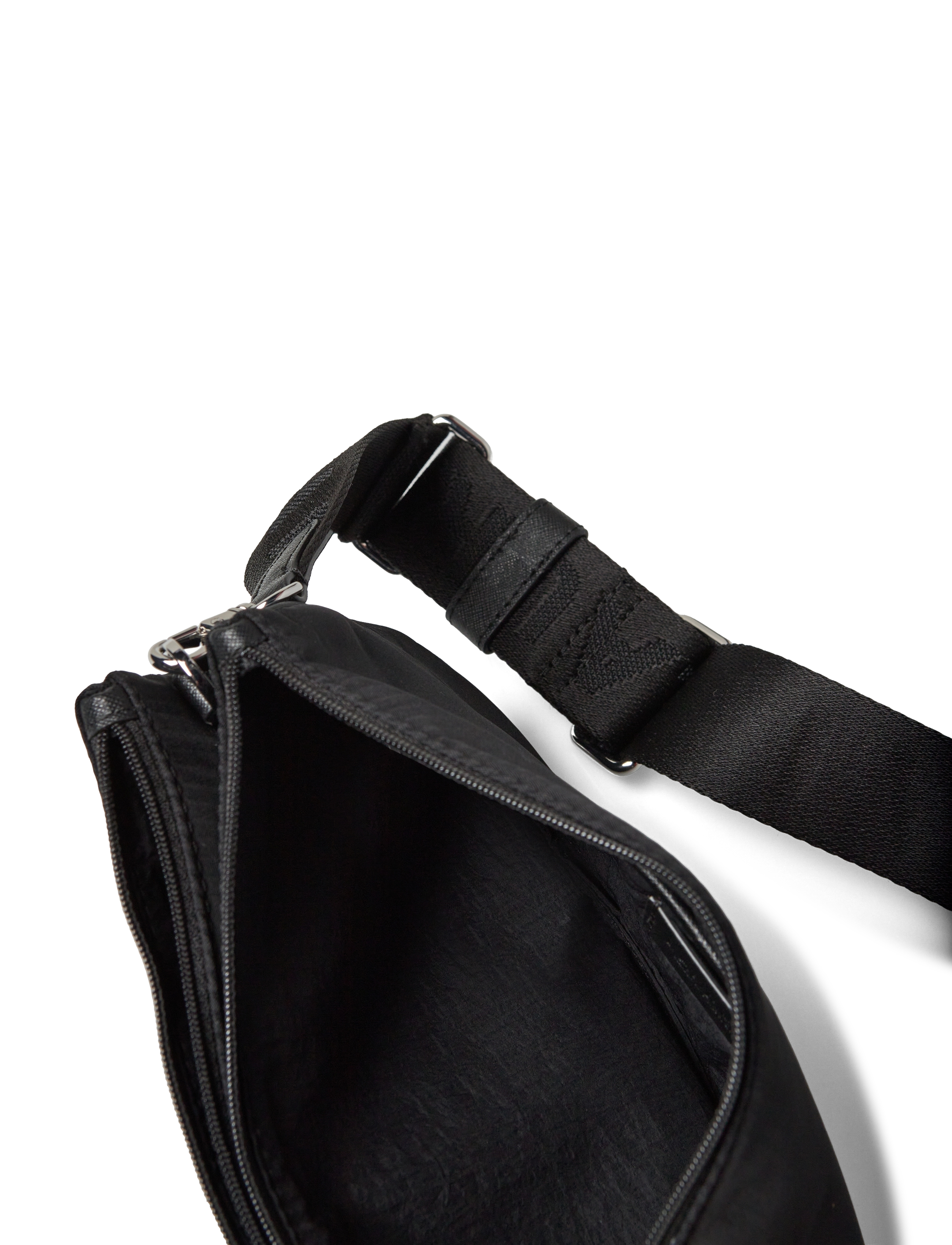 Lauren Ralph Lauren - Nylon Medium Landyn Crossbody Bag - torebki crossbody - black/black - 4
