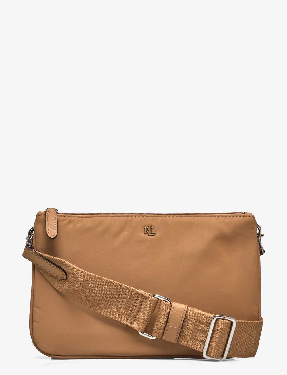 Lauren Ralph Lauren - Nylon Medium Landyn Crossbody Bag - umhängetaschen - khaki/khaki - 0