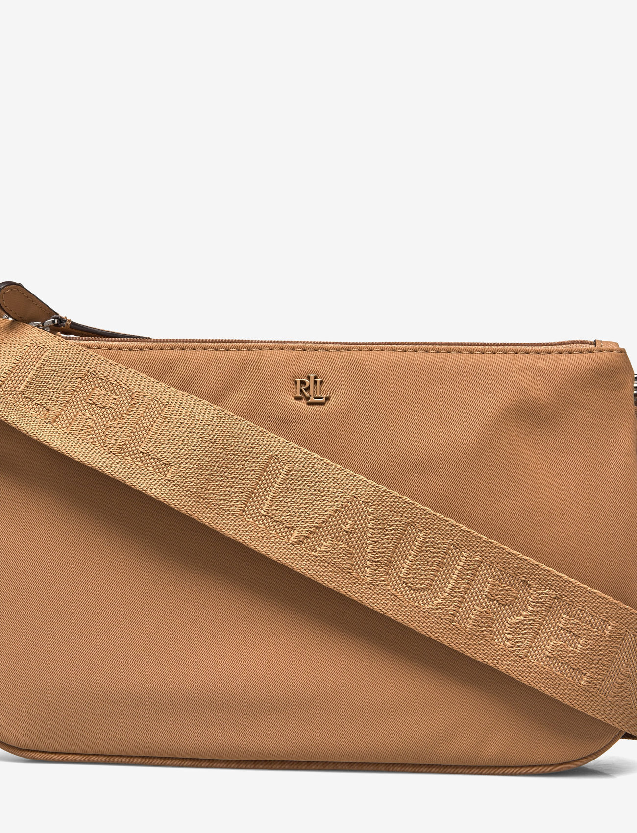 Lauren Ralph Lauren - Nylon Medium Landyn Crossbody Bag - crossbody bags - khaki/khaki - 3