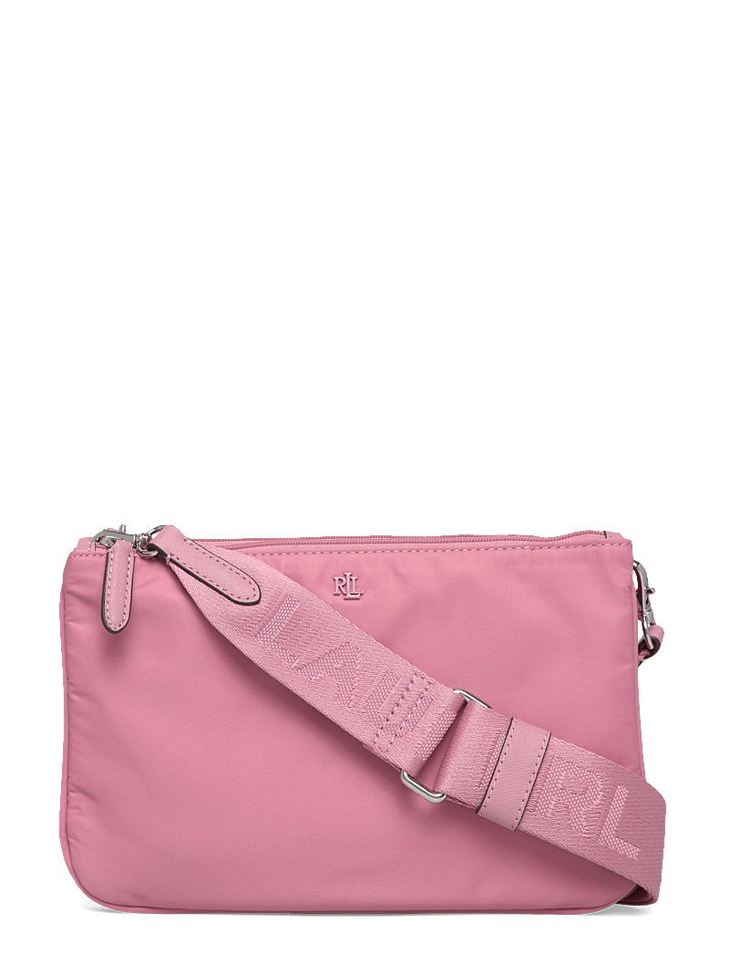 Lauren Ralph Lauren - REFINED NYLON/WEB-LANDYN-CXB-MED - umhängetaschen - rose mauve - 0
