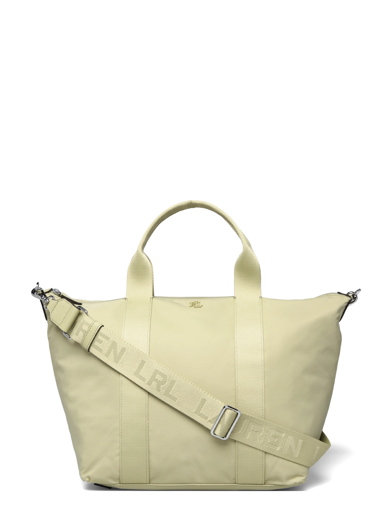 Lauren Ralph Lauren Nylon Extra-Large Stevie Zip Tote Bag - Tasker - LIGHT OLIVE / green