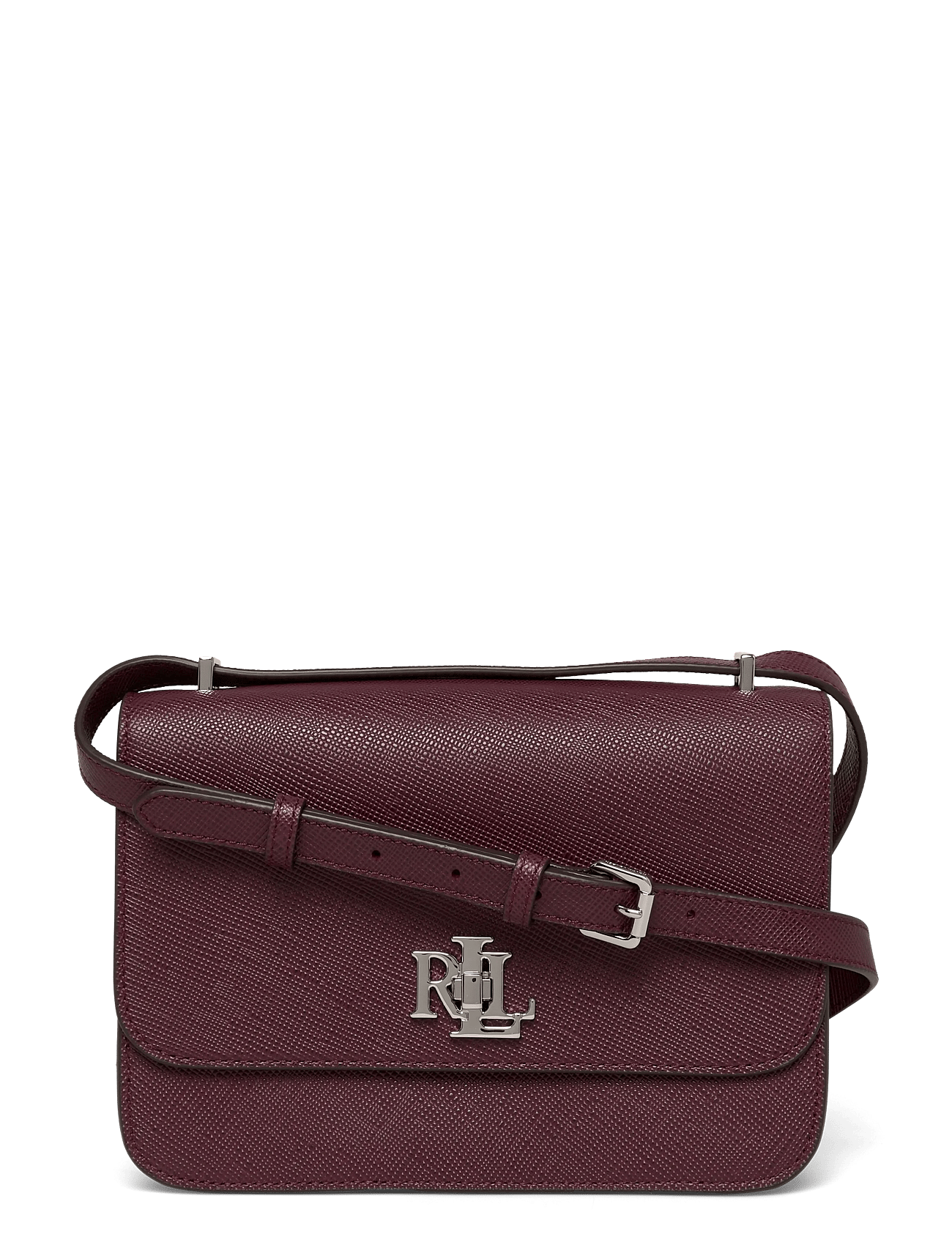 Crosshatch Leather Medium Sophee Bag - DARK GARNET
