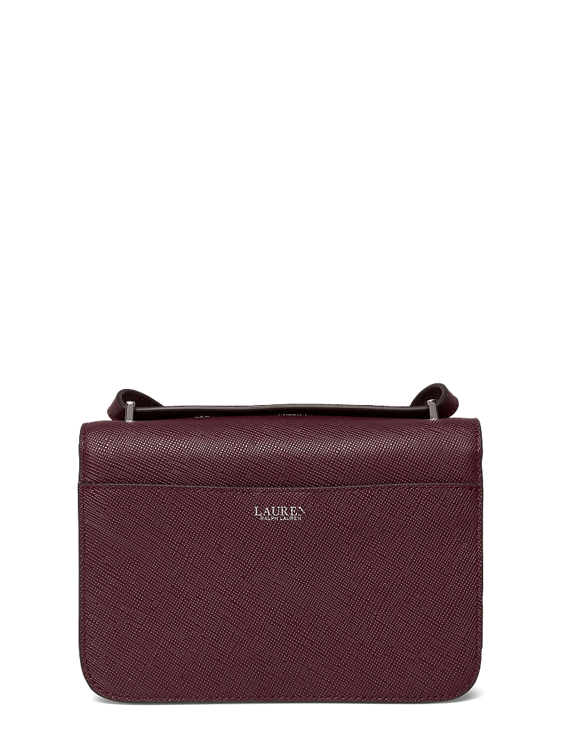 Lauren Ralph Lauren - Crosshatch Leather Medium Sophee Bag - crossbody kotid - dark garnet - 1
