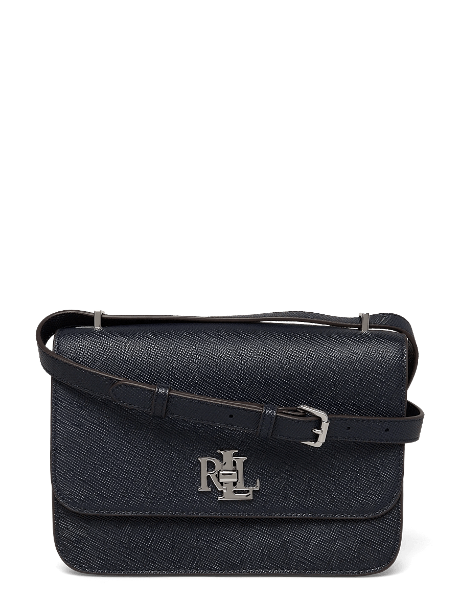 Lauren Ralph Lauren - Crosshatch Leather Medium Sophee Bag - crossbody bags - lauren navy - 0