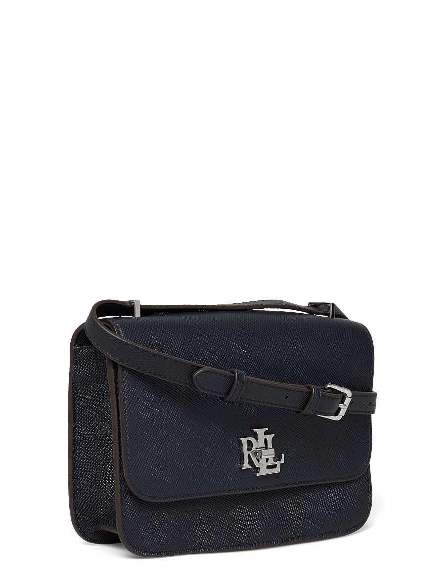 Lauren Ralph Lauren - Crosshatch Leather Medium Sophee Bag - crossbody bags - lauren navy - 2