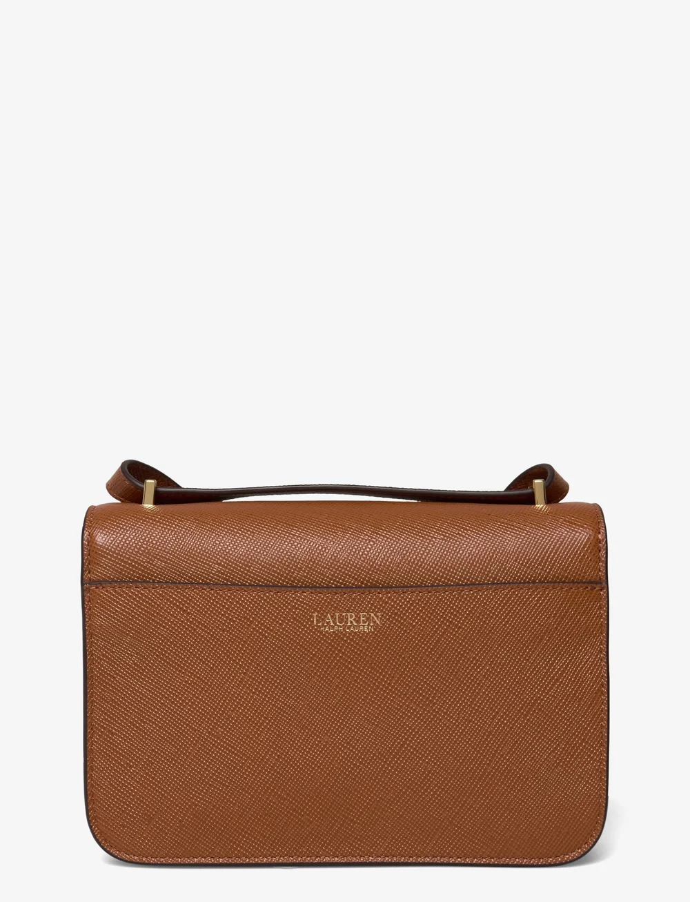 Lauren Ralph Lauren - Crosshatch Leather Medium Sophee Bag - umhängetaschen - lauren tan - 1
