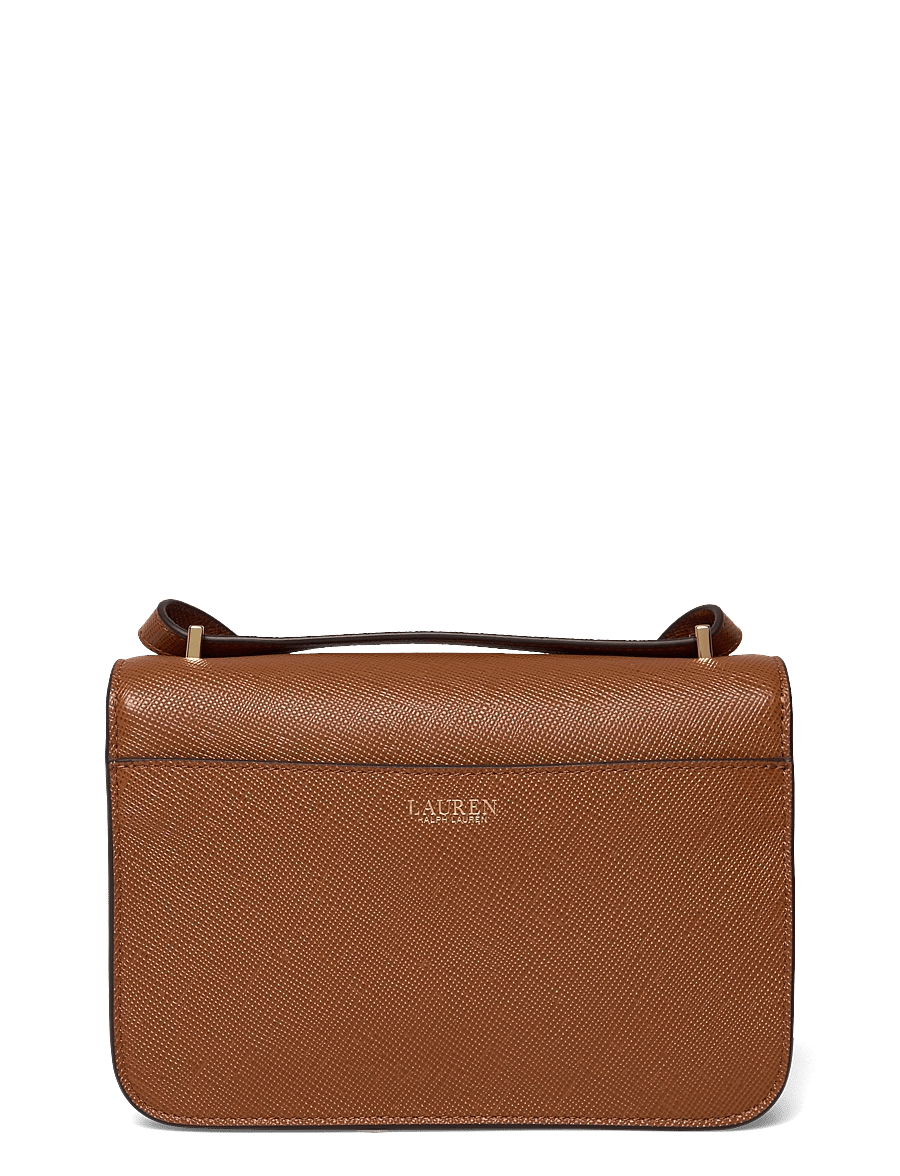 Lauren Ralph Lauren - Crosshatch Leather Medium Sophee Bag - crossbody bags - lauren tan - 1