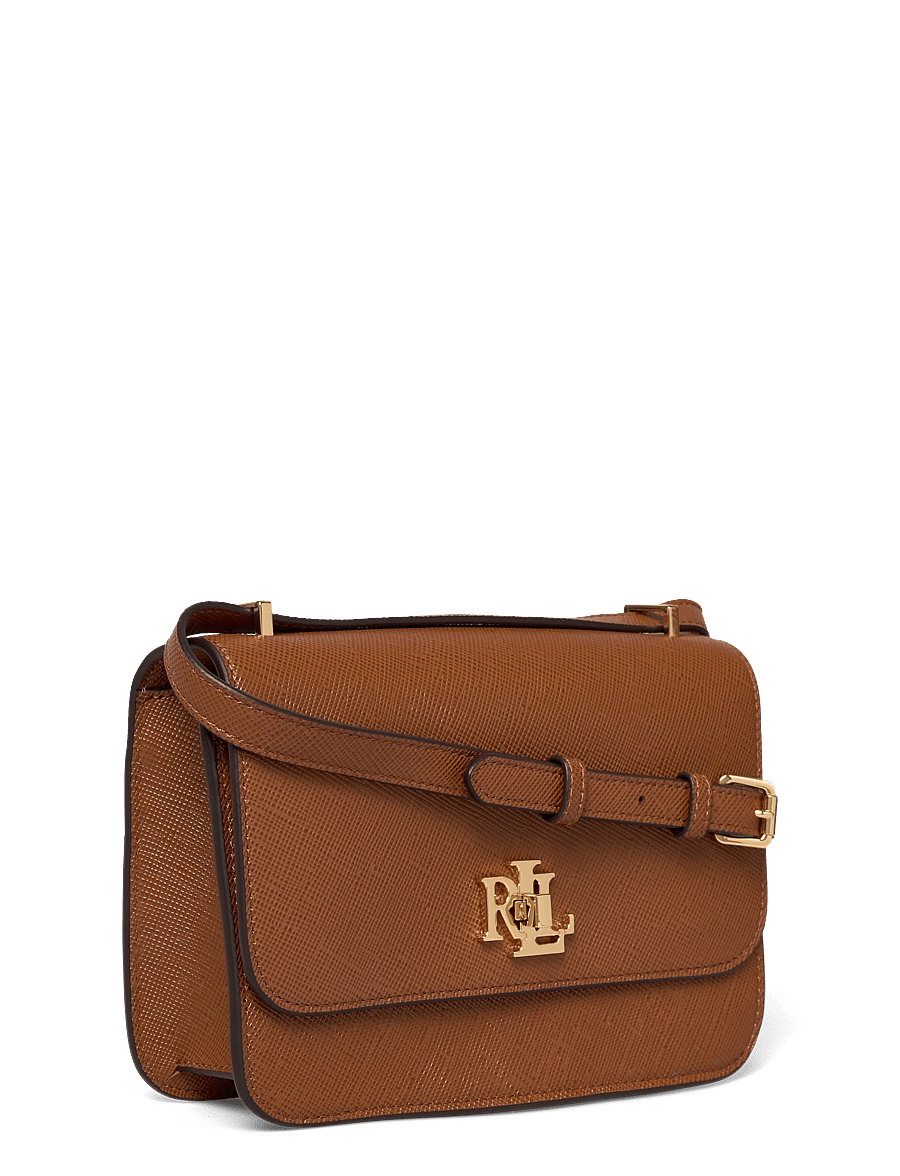 Lauren Ralph Lauren - Crosshatch Leather Medium Sophee Bag - crossbody bags - lauren tan - 2