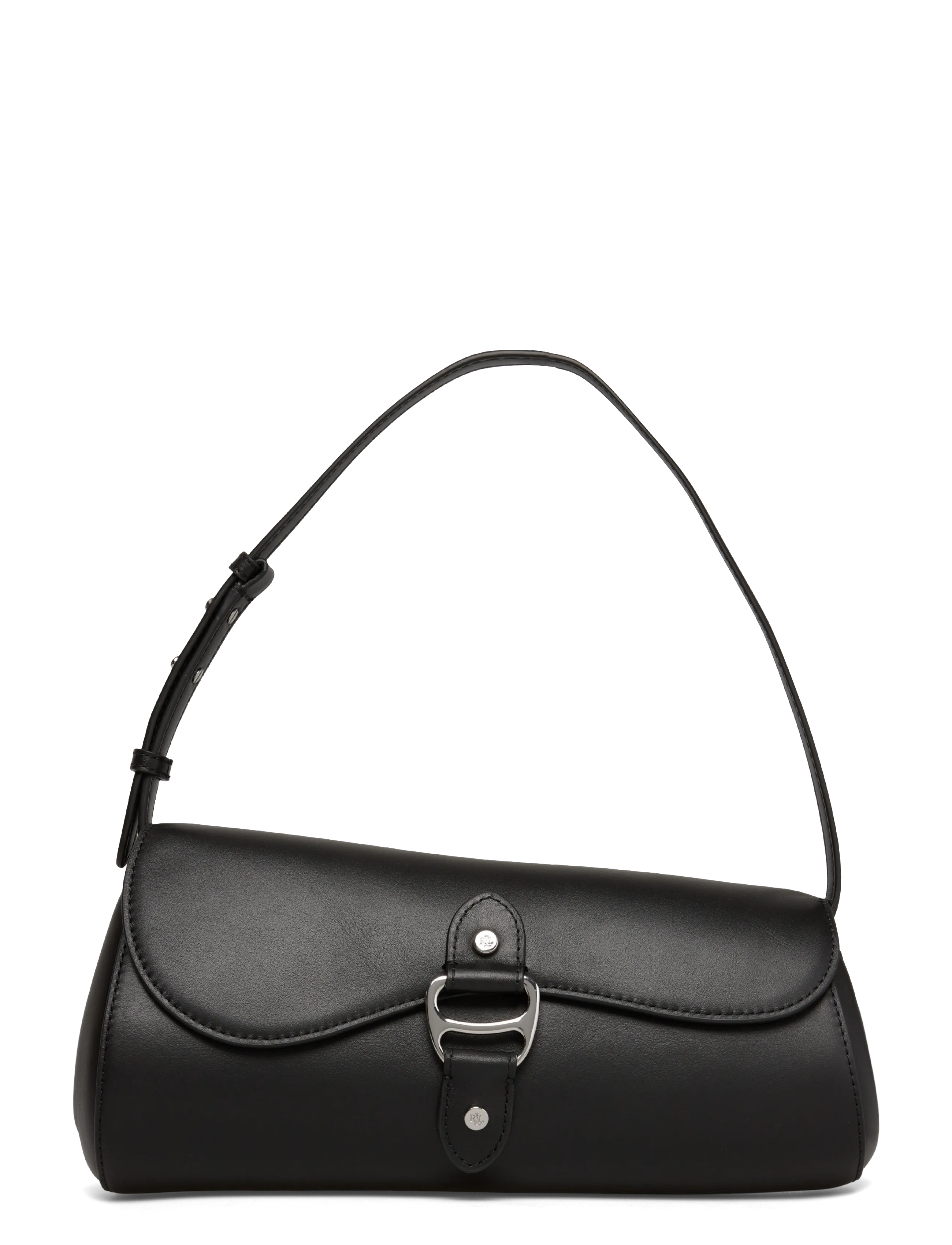Lauren Ralph Lauren Leather Medium Tasha East-West Bag, One Size, Black, Designere > Små Skuldertasker-Crossbody-Tasker, Dame