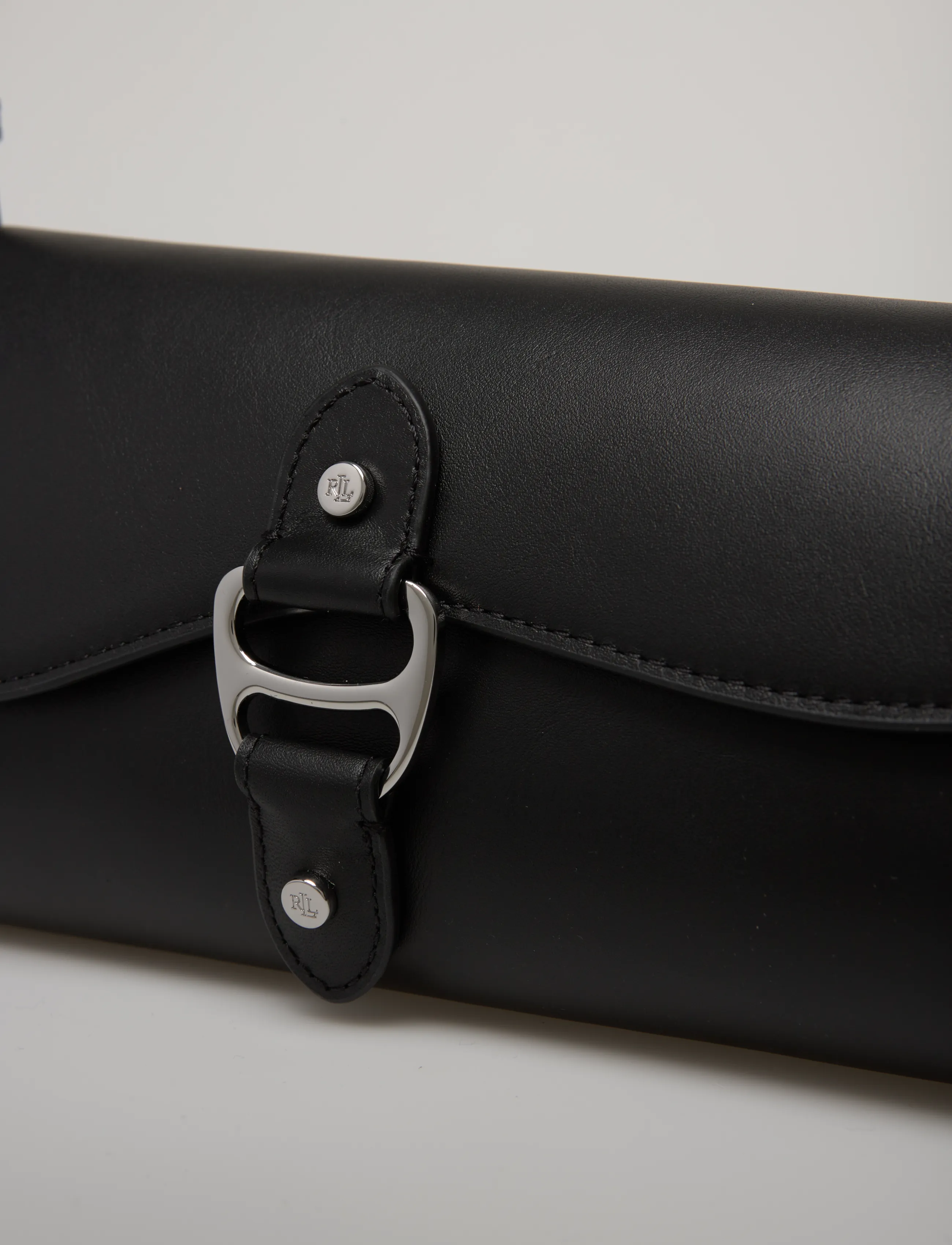 Lauren Ralph Lauren - Leather Medium Tasha East-West Bag - everyday style - black - 3