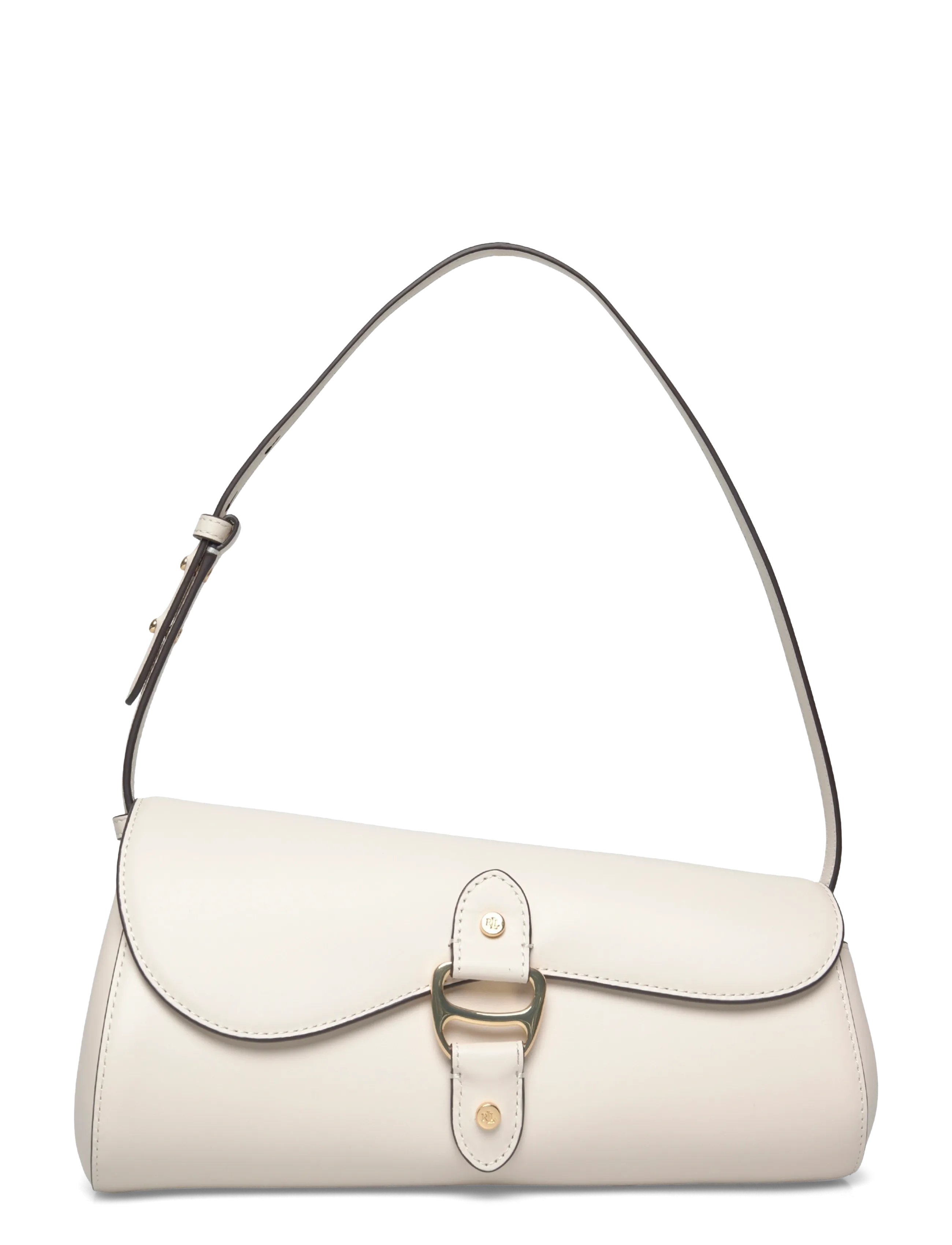 Lauren Ralph Lauren Leather Medium Tasha East-West Bag - Bags - SOFT WHITE / cream
