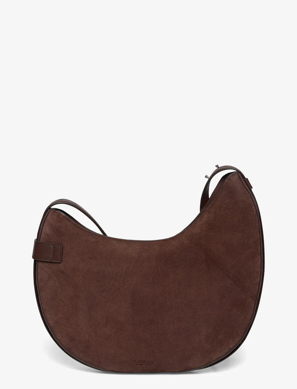 Lauren Ralph Lauren - Suede Large Tasha Shoulder Bag - speciella tillfällen - dark hickory - 1