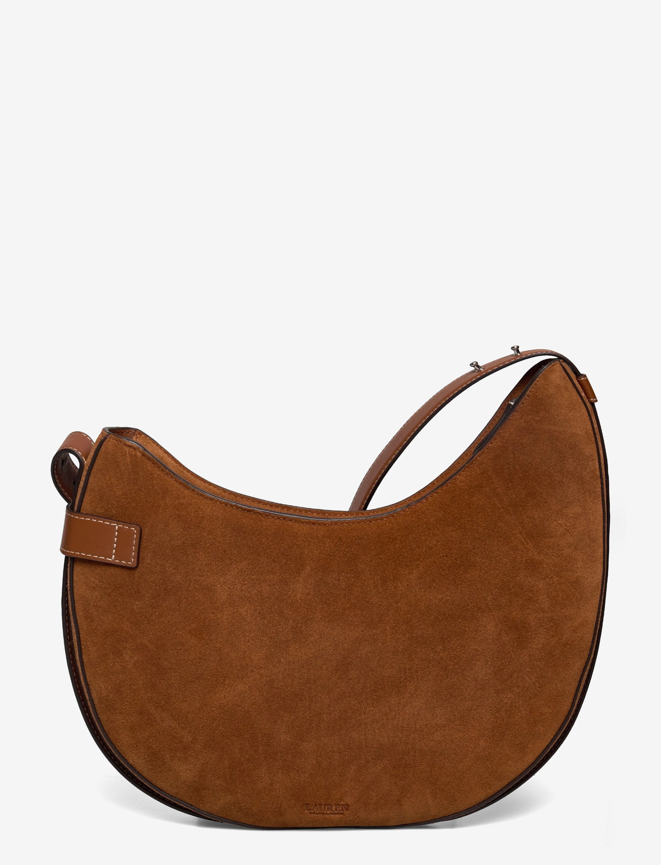 Lauren Ralph Lauren - Suede Large Tasha Shoulder Bag - særlige begivenheder - lauren tan - 1