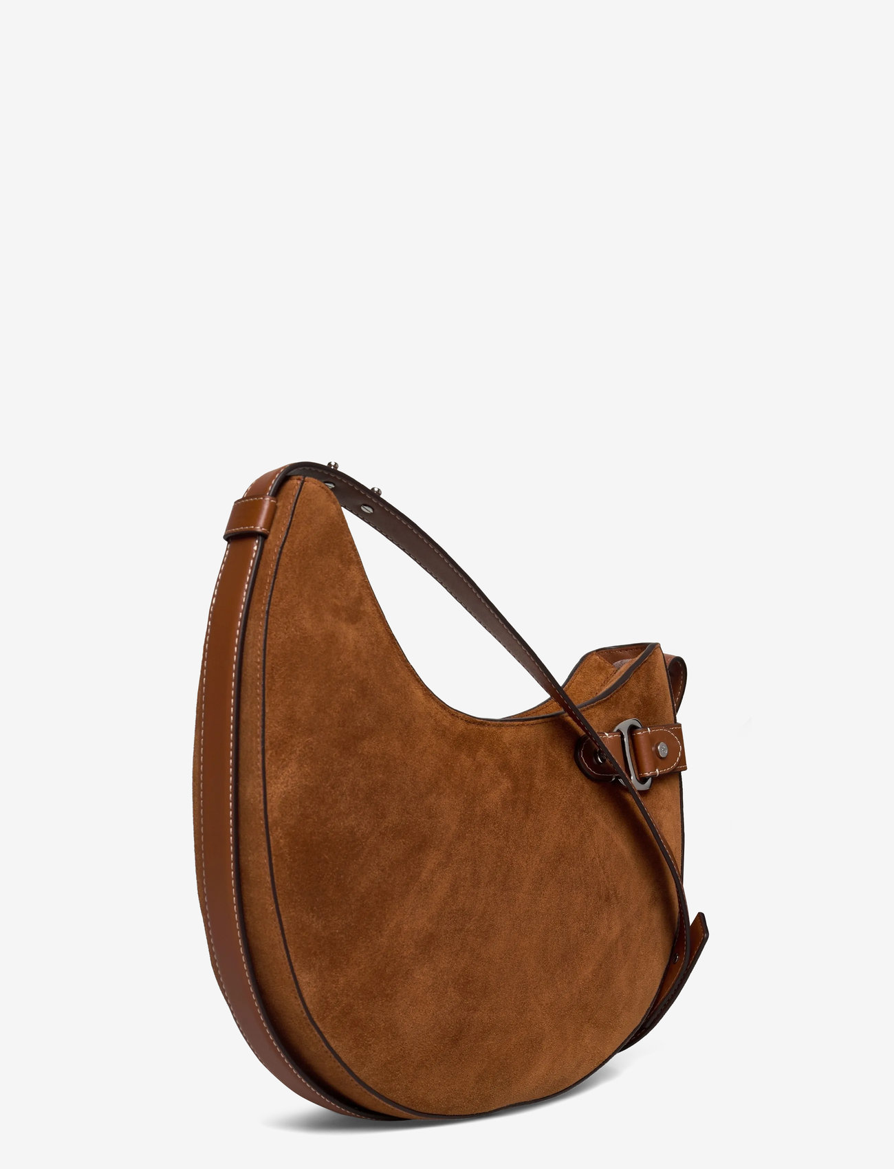 Lauren Ralph Lauren - Suede Large Tasha Shoulder Bag - særlige begivenheder - lauren tan - 2