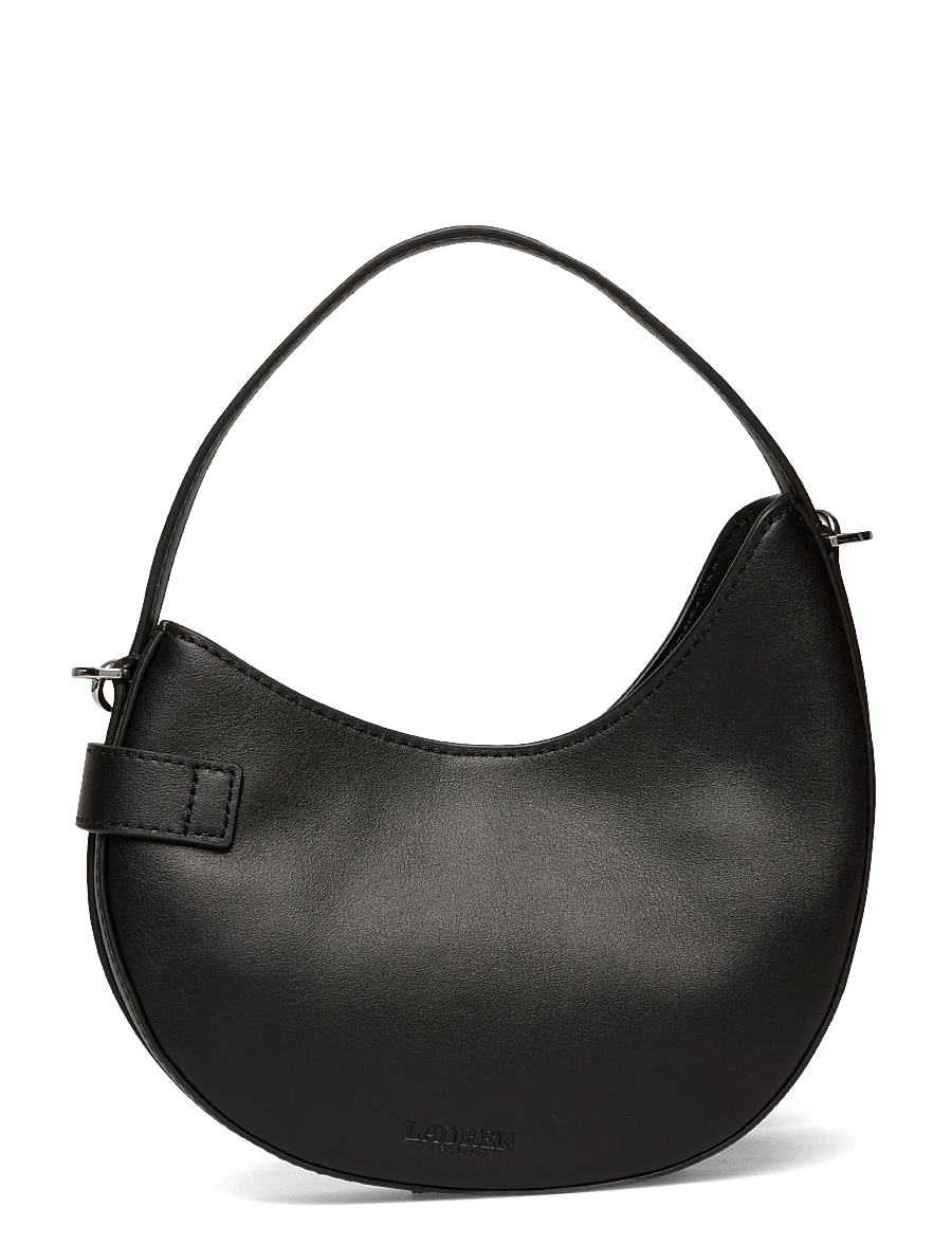 Lauren Ralph Lauren - Leather Small Tasha Crossbody Bag - crossbody bags - black - 1
