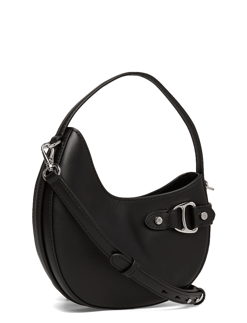 Lauren Ralph Lauren - NATURAL SMTH LEATHR-TASHA SM CRS-CX - crossbody bags - black - 2