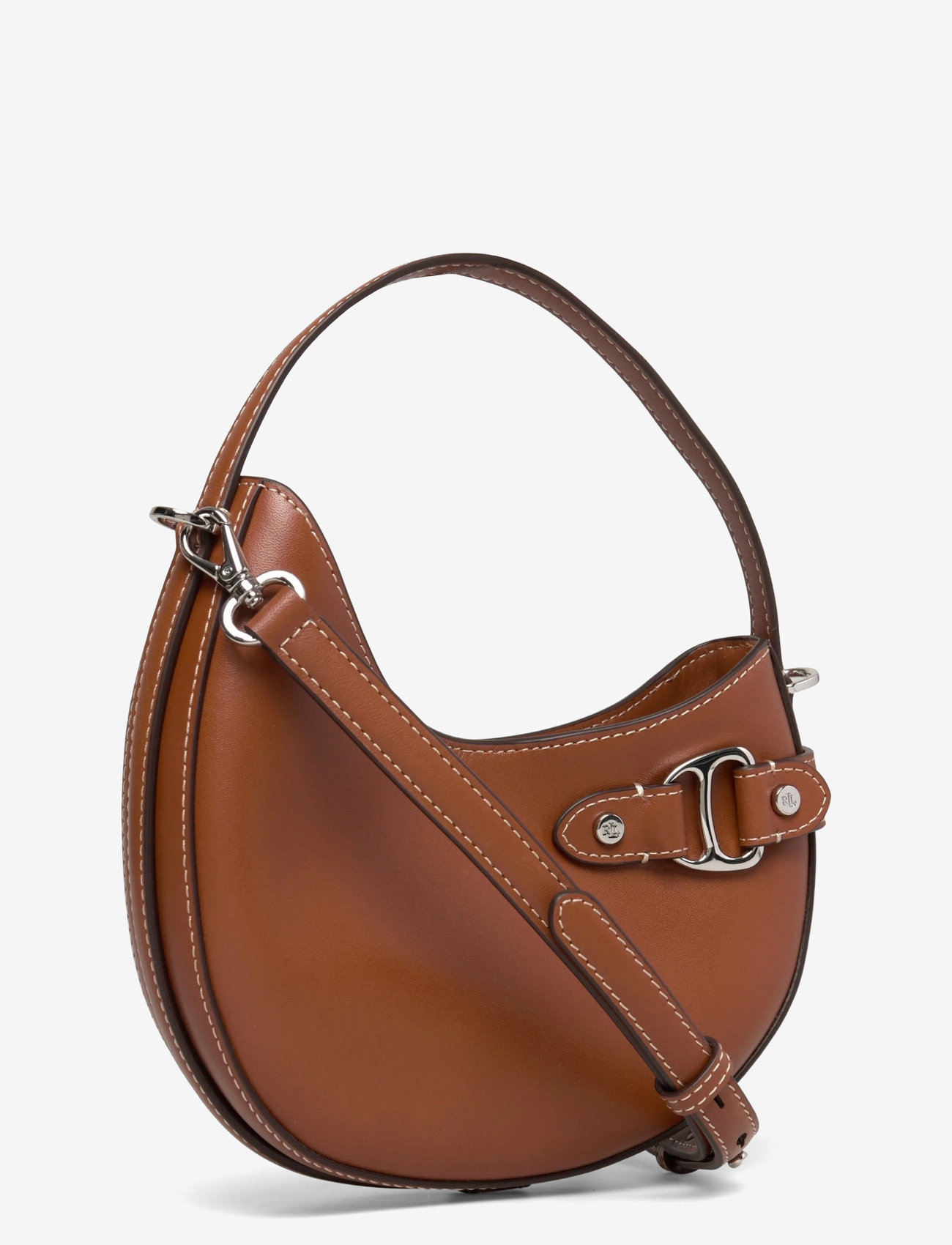 Lauren Ralph Lauren - Leather Small Tasha Crossbody Bag - crossbody bags - lauren tan - 2