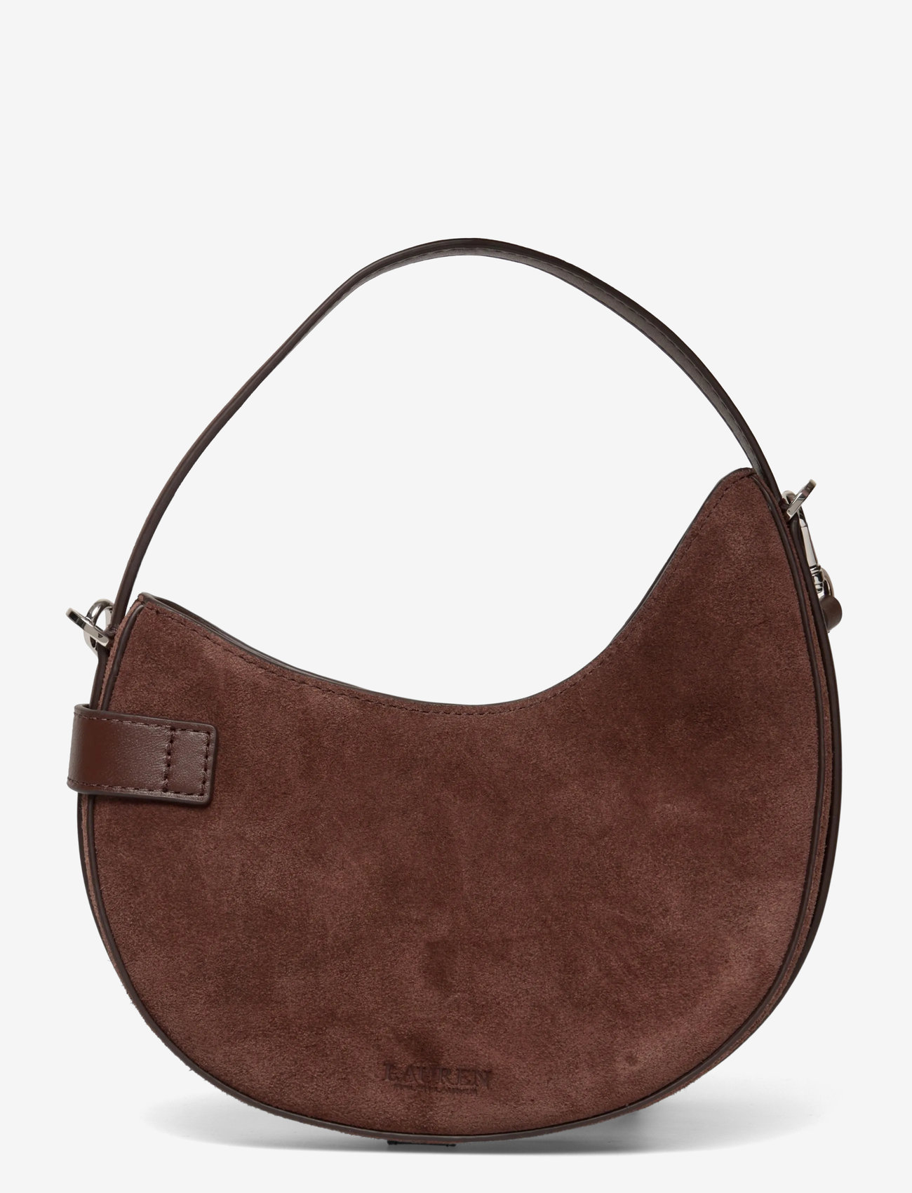 Lauren Ralph Lauren - Suede Small Tasha Crossbody Bag - modetrender - dark hickory - 1