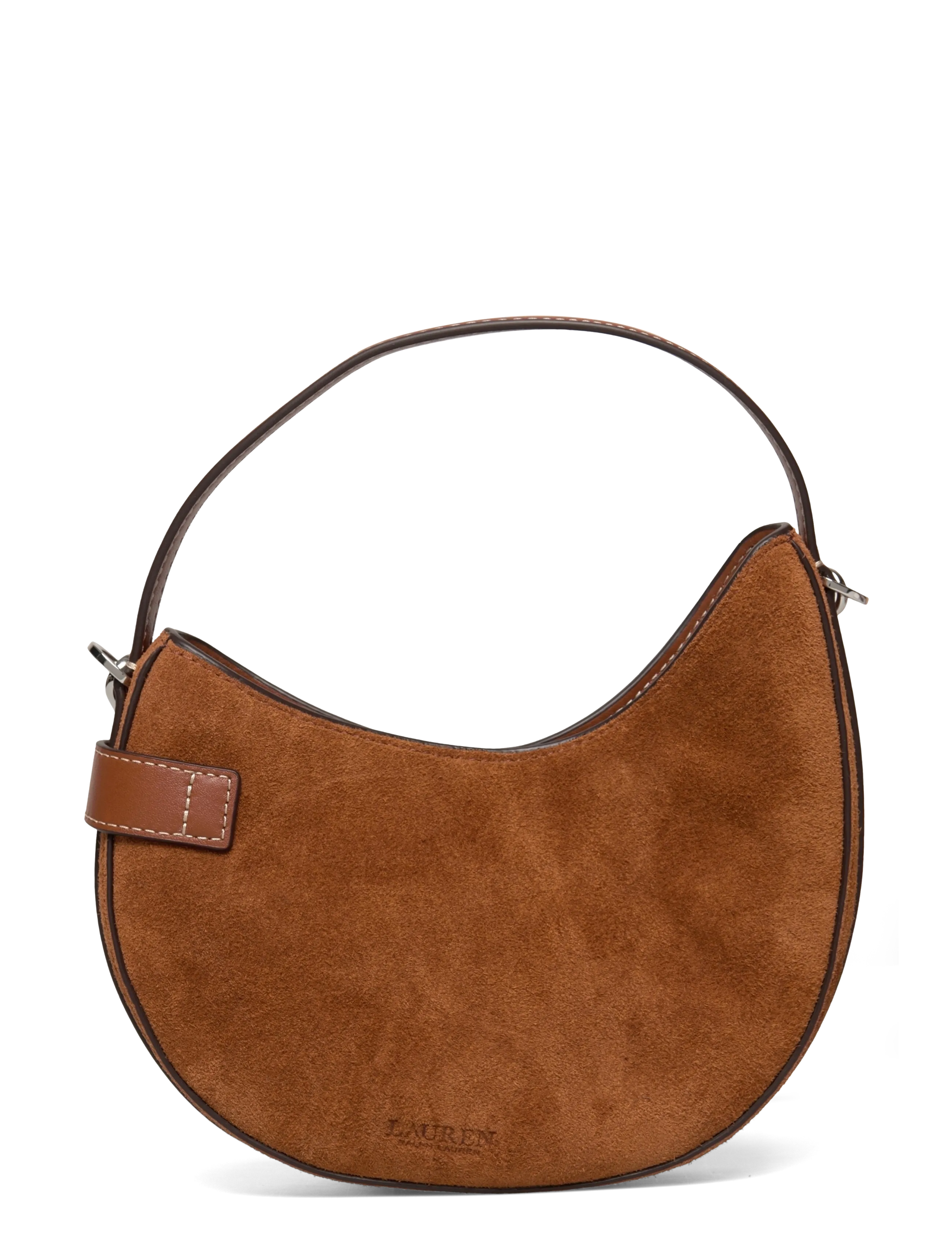 Lauren Ralph Lauren - Suede Small Tasha Crossbody Bag - fashion trends - lauren tan - 1