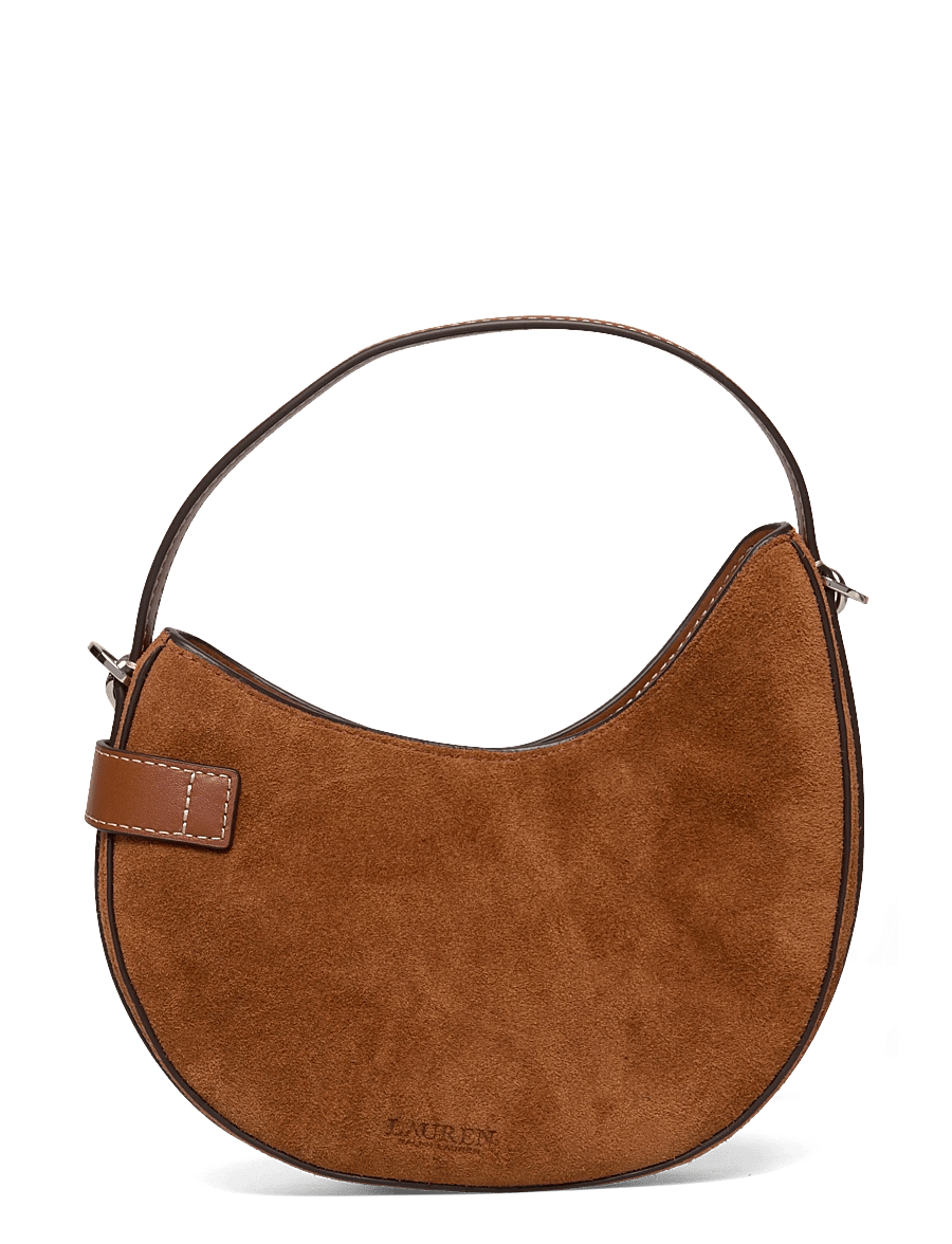 Lauren Ralph Lauren - Suede Small Tasha Crossbody Bag - fashion trends - lauren tan - 1