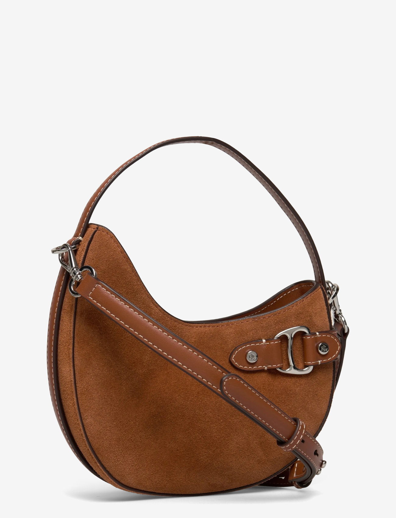 Lauren Ralph Lauren - Suede Small Tasha Crossbody Bag - moetrendid - lauren tan - 2